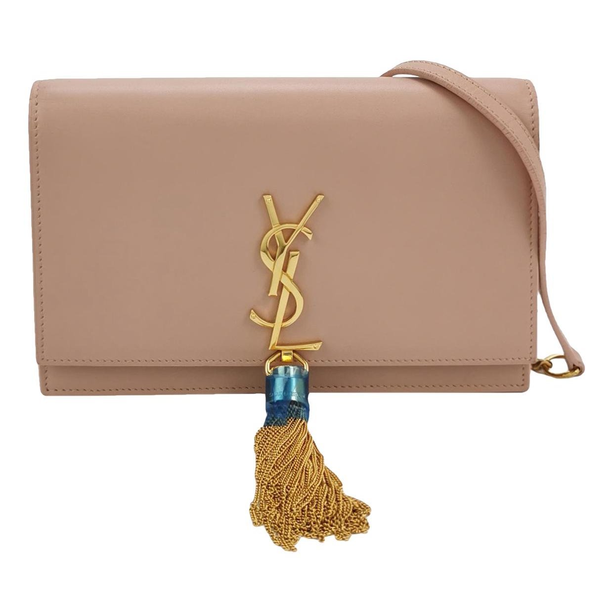 Pompom Kate leather crossbody bag