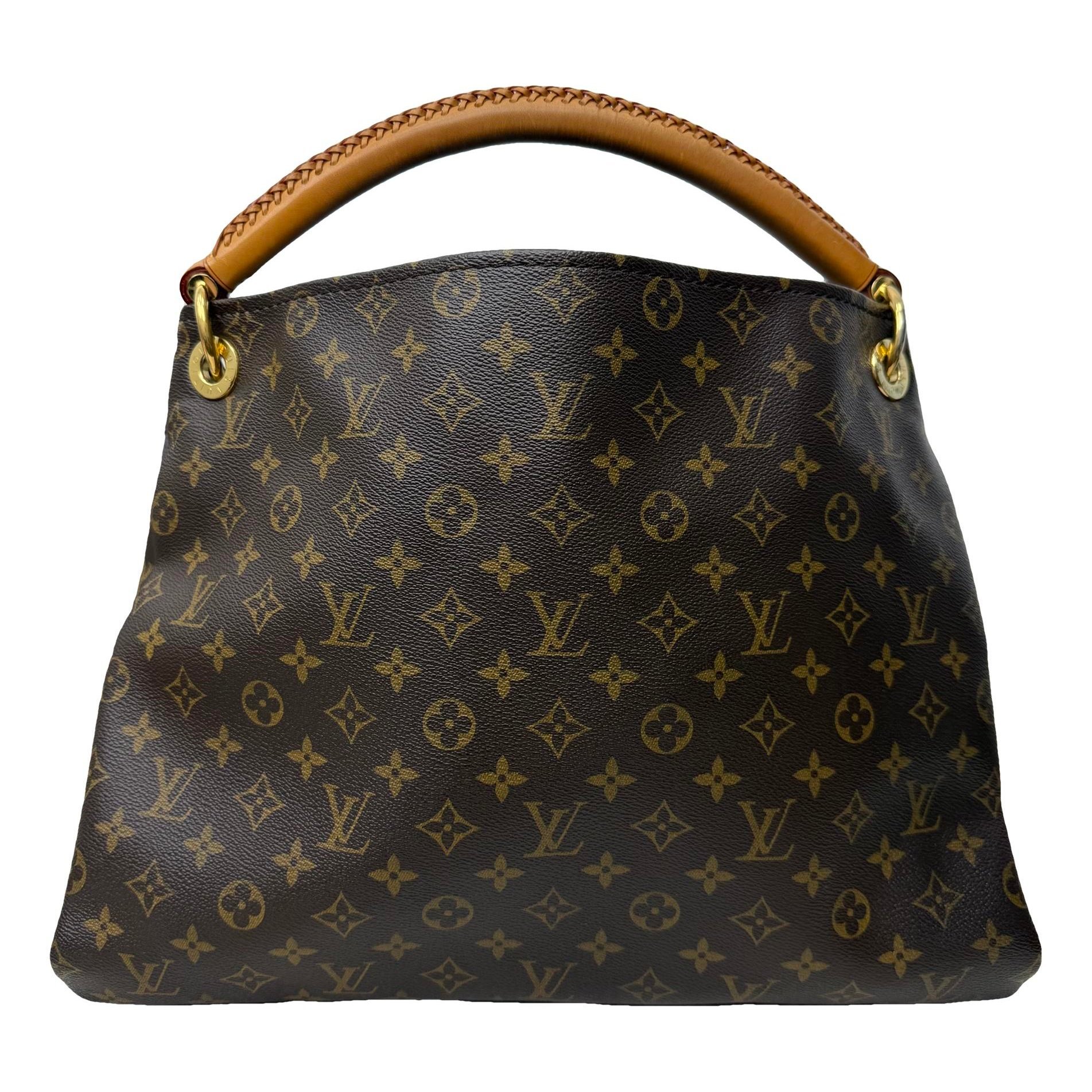 Artsy leather handbag