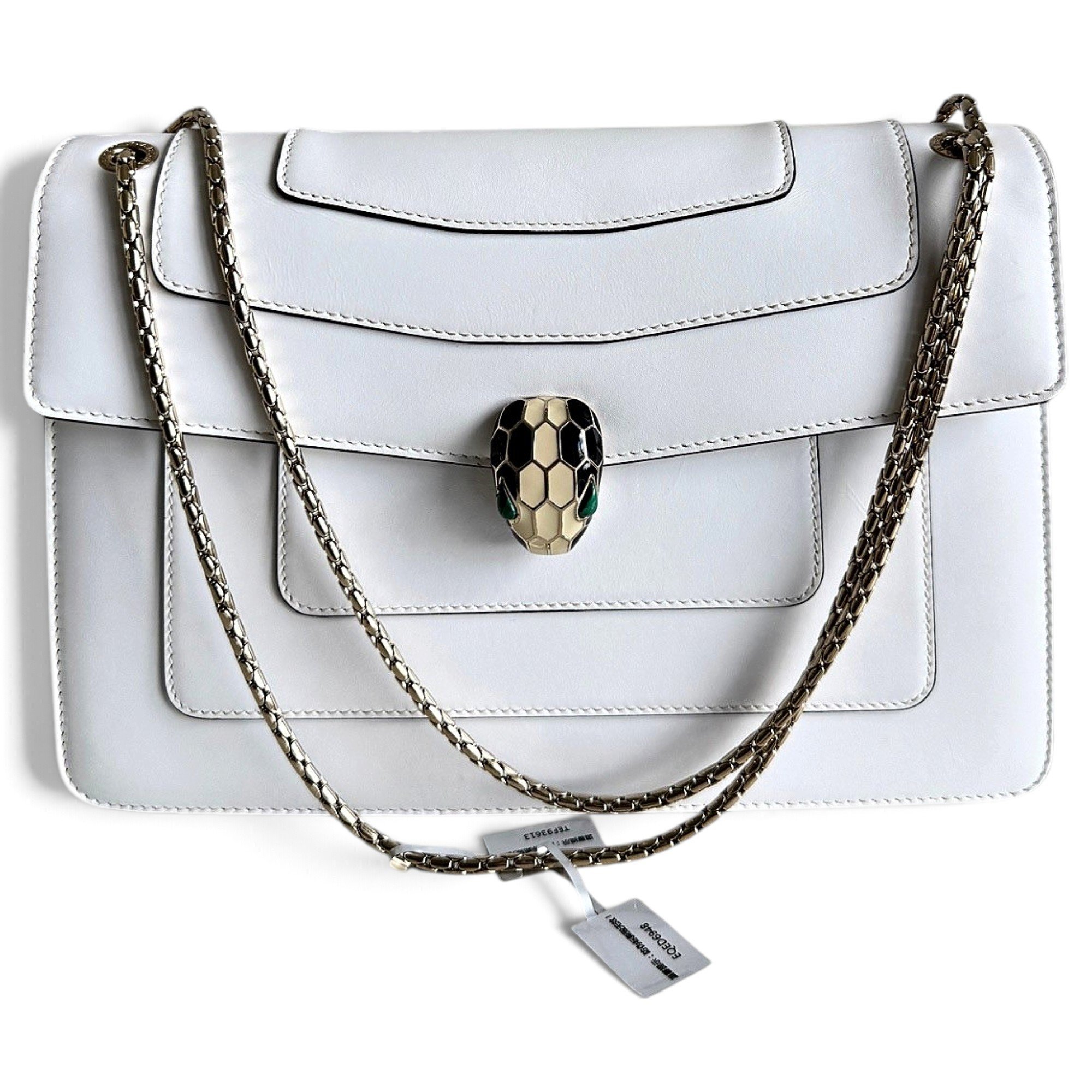 Serpenti leather handbag