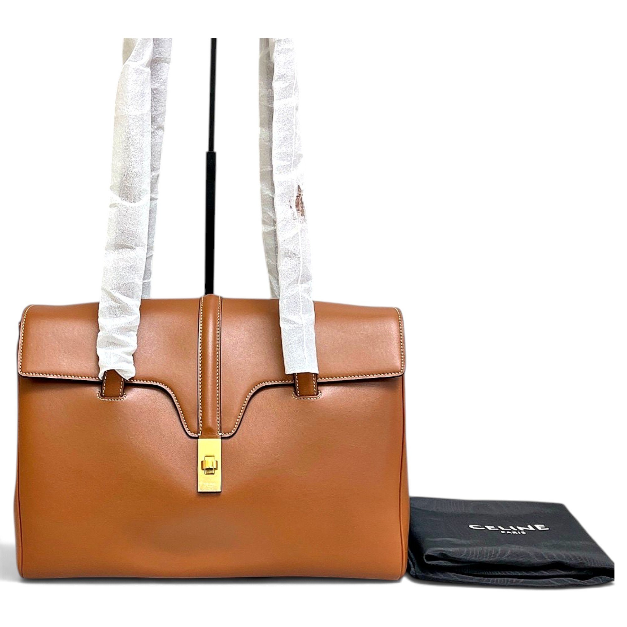 Leather handbag