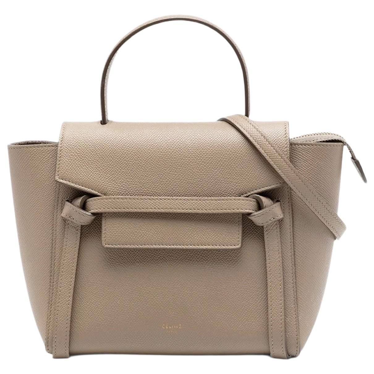 Belt leather mini bag
