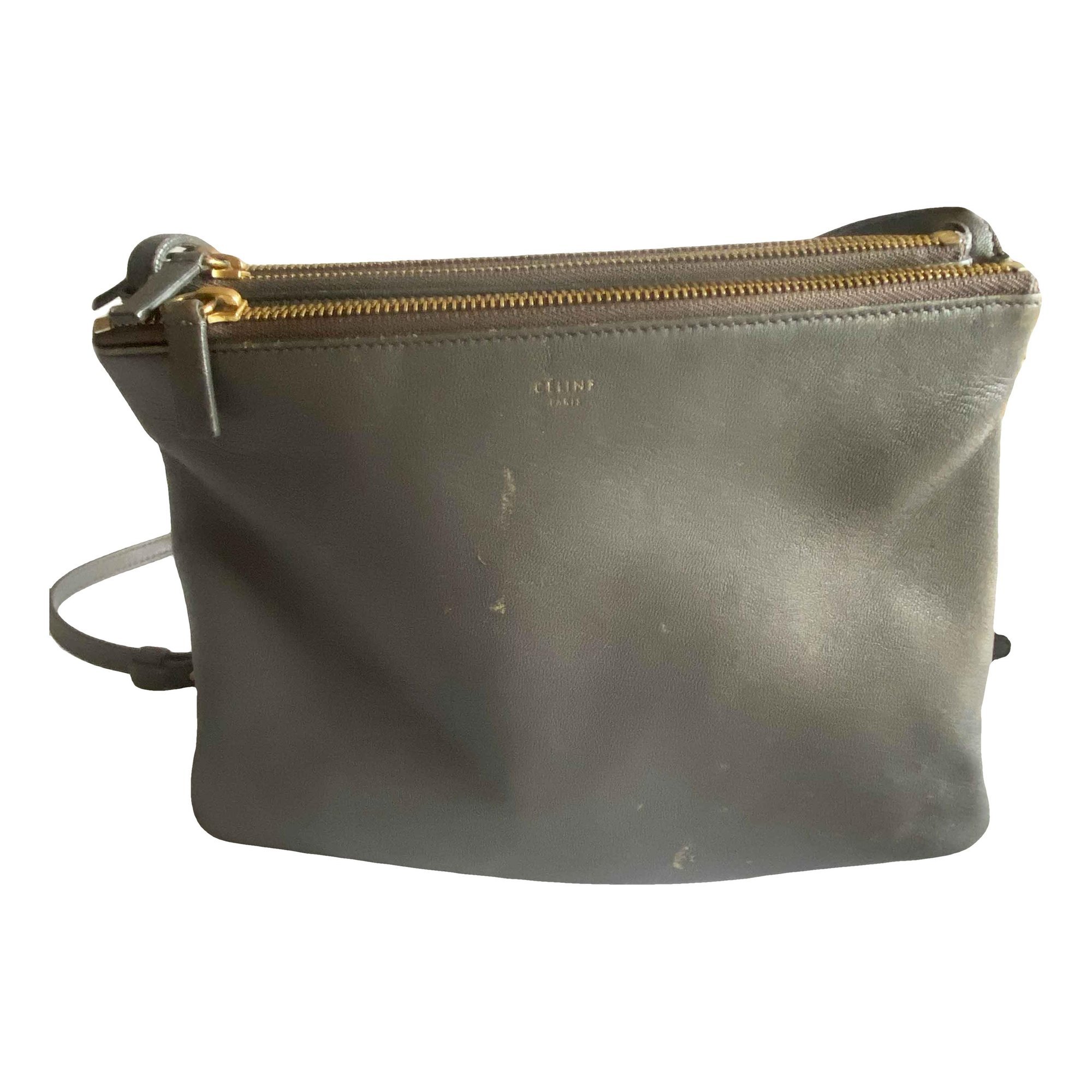 Trio leather crossbody bag