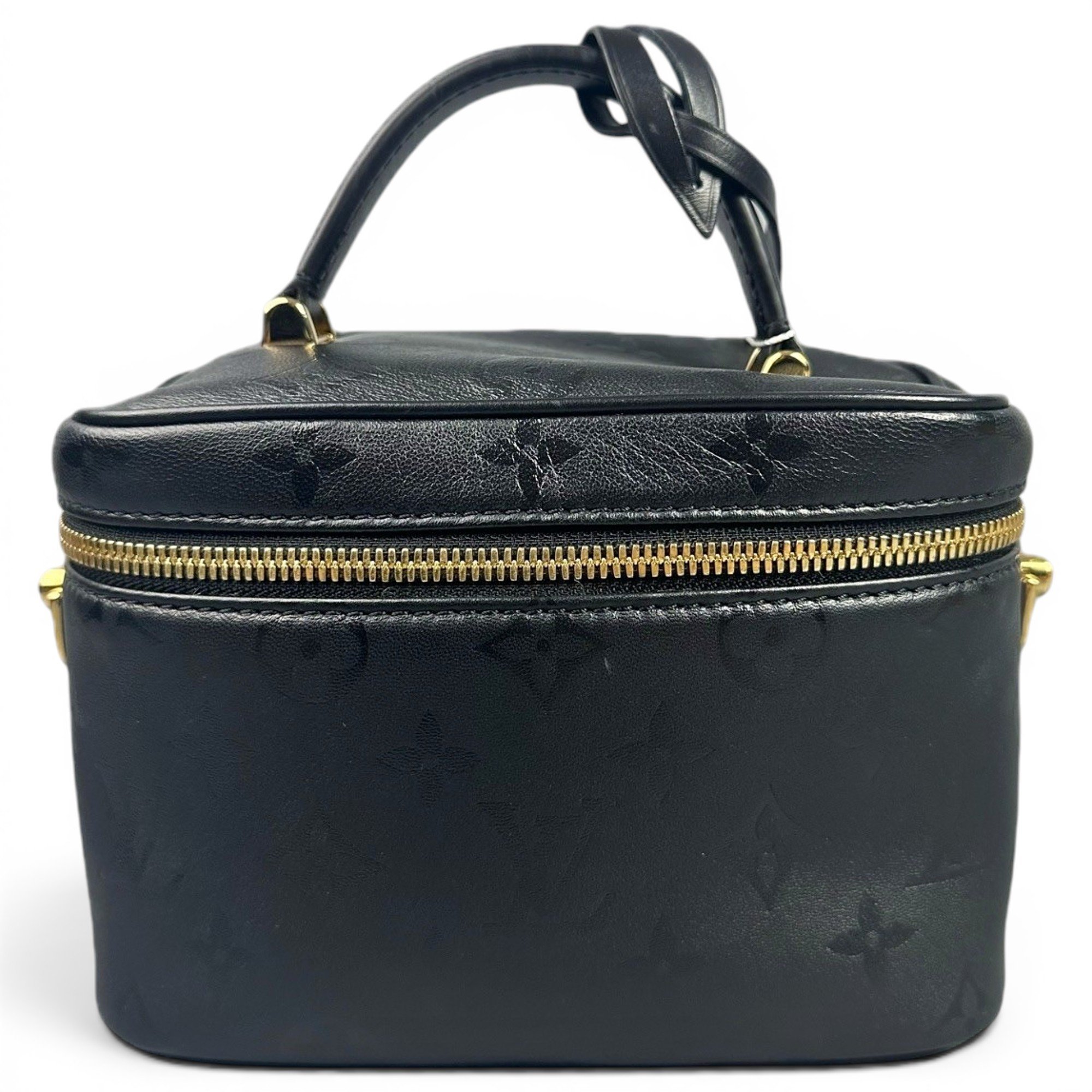 Vanity leather handbag
