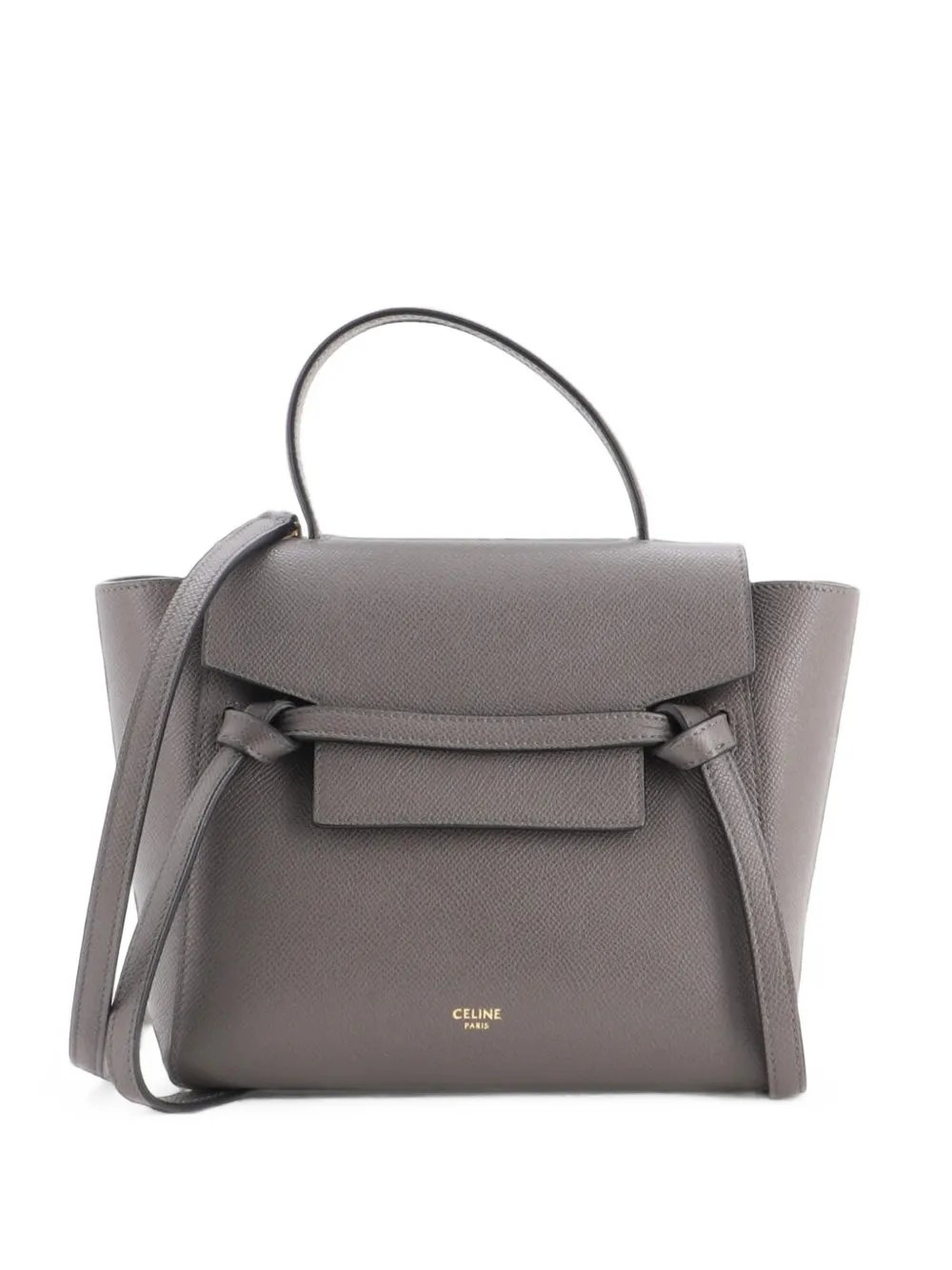 Belt Bag Textured Leather Nano shoulder bag