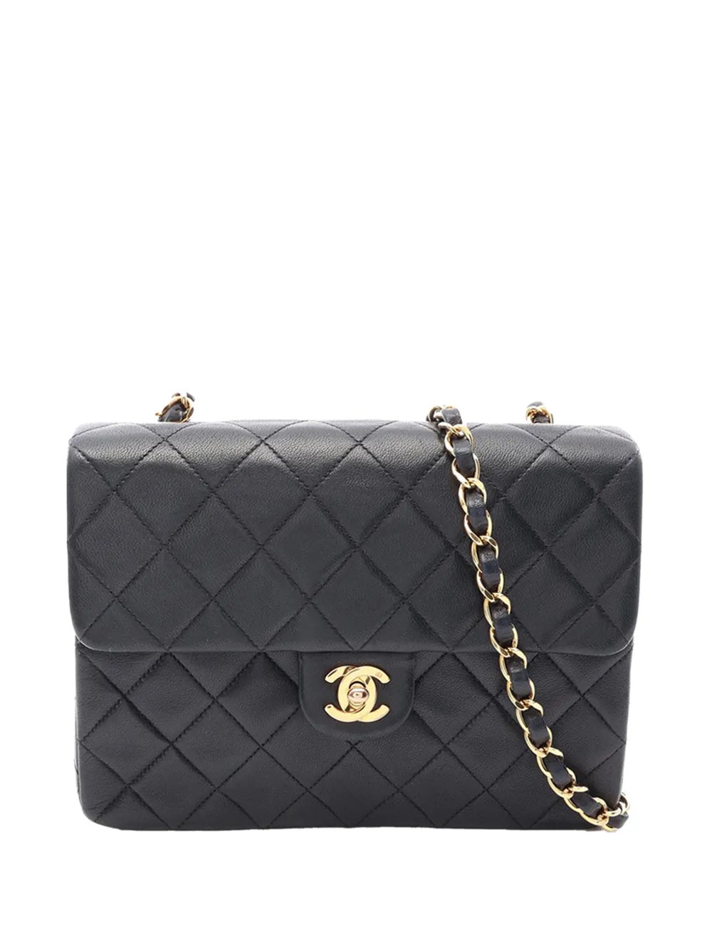 1991-1994 Small Square Quilted Lambskin Flap crossbody bag