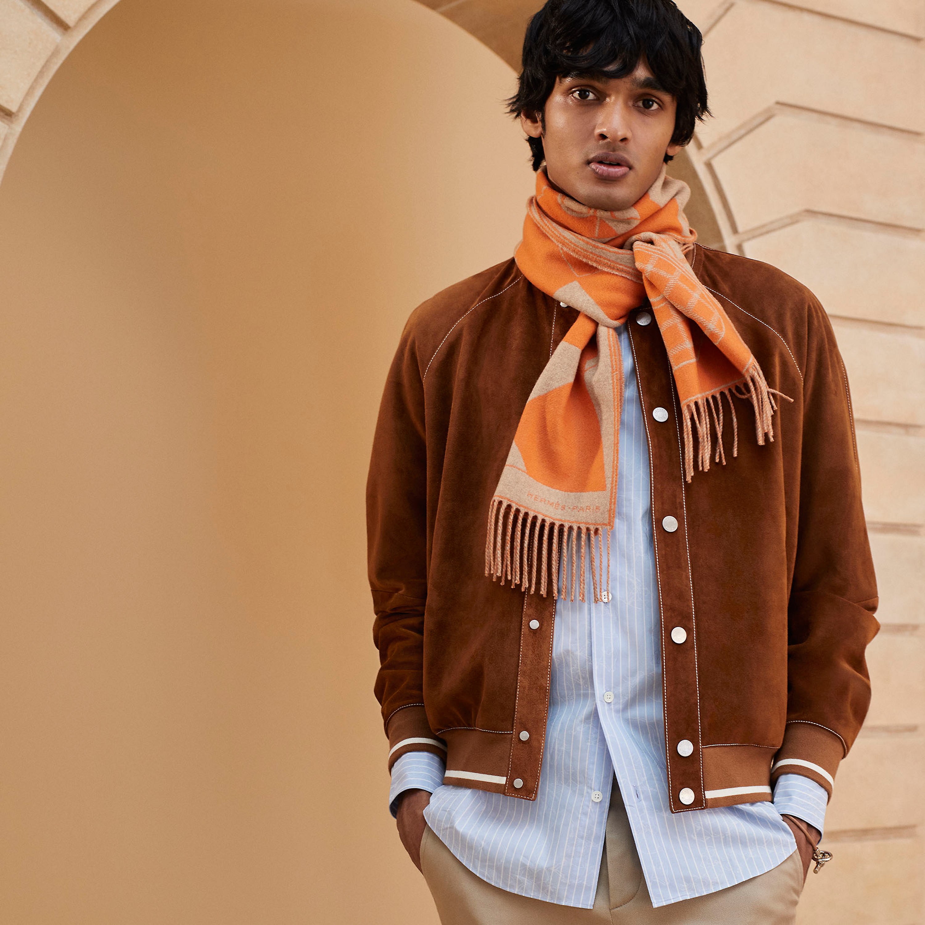 Camails Jacquard muffler