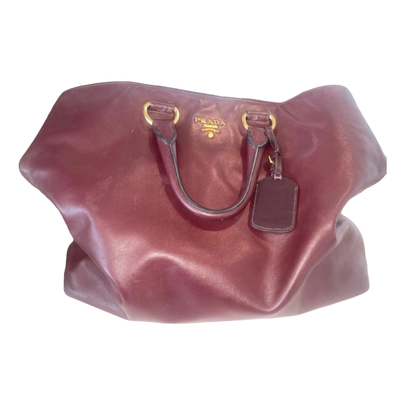Leather tote