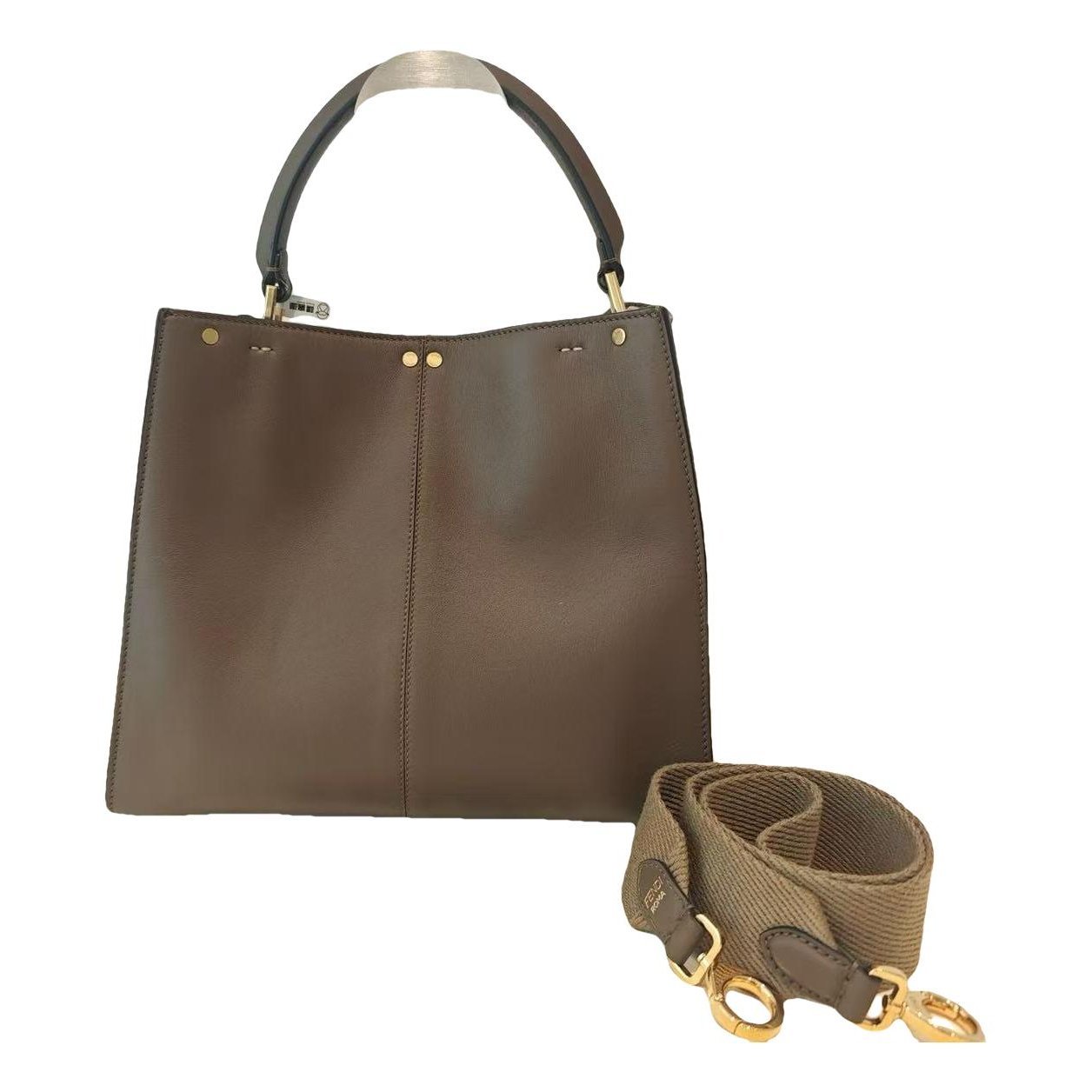 Peekaboo leather handbag