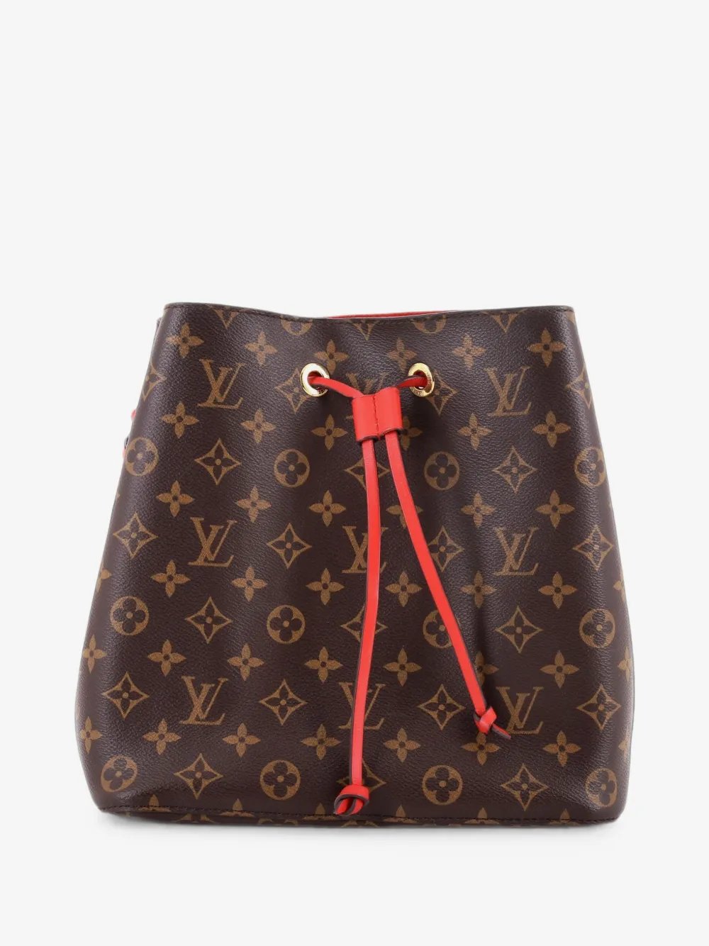 Louis Vuitton NeoNoe Handbag Monogram Canvas with Leather MM bucket bag