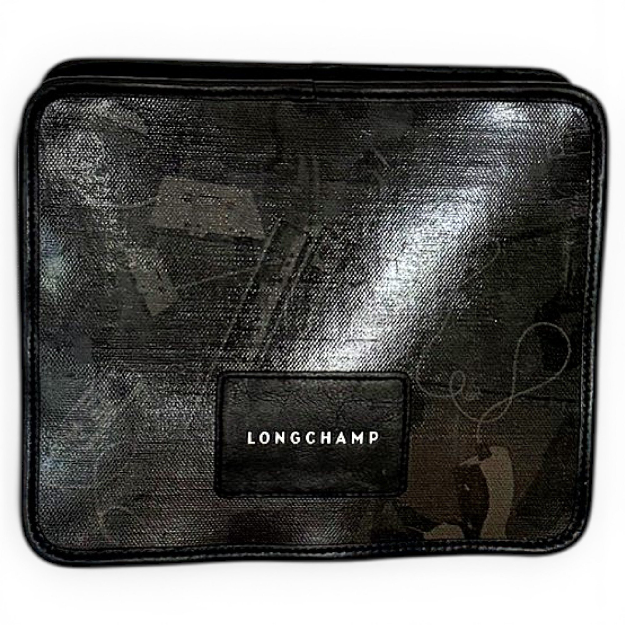 Leather vanity case