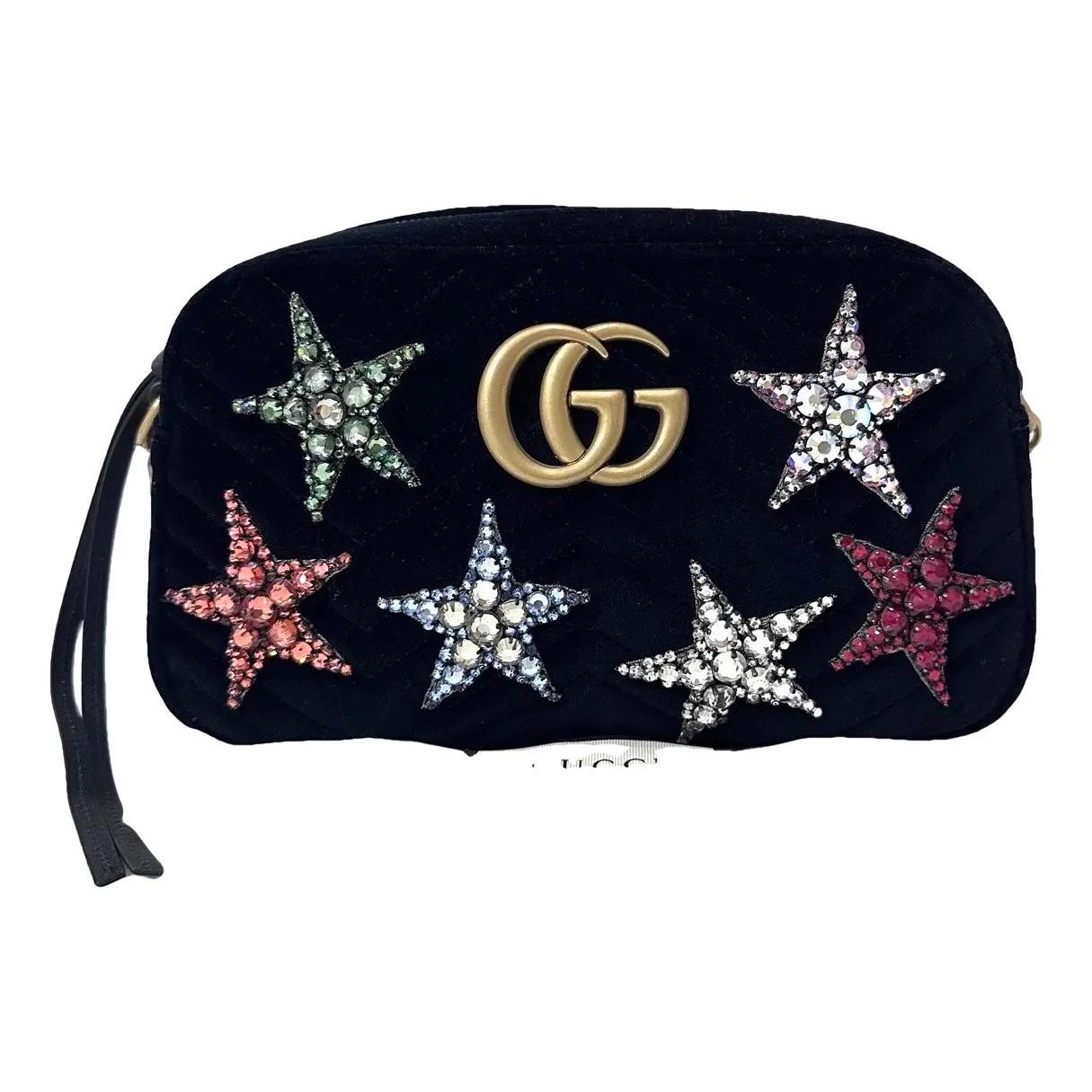 GG Marmont velvet crossbody bag