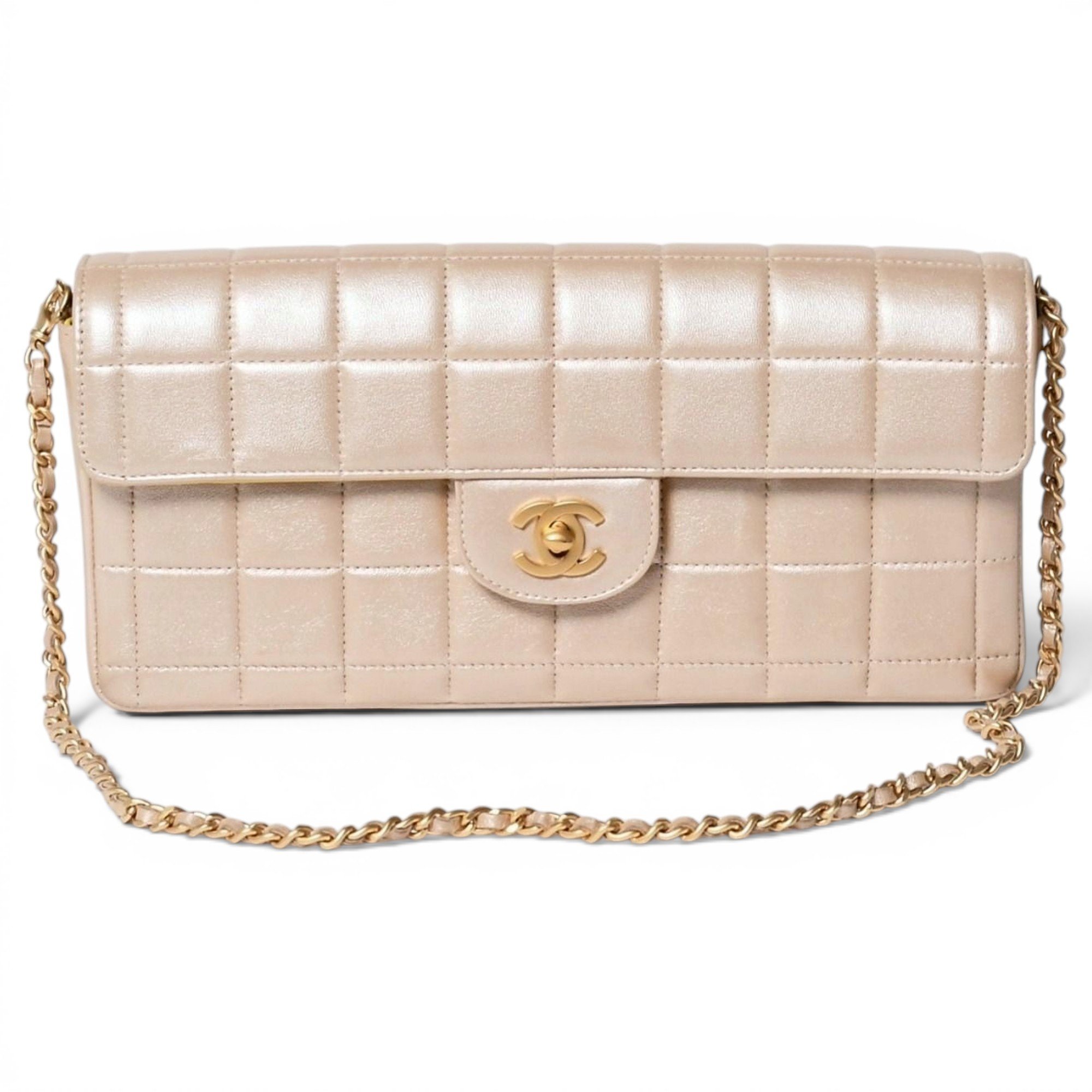 East West Chocolate Bar leather handbag