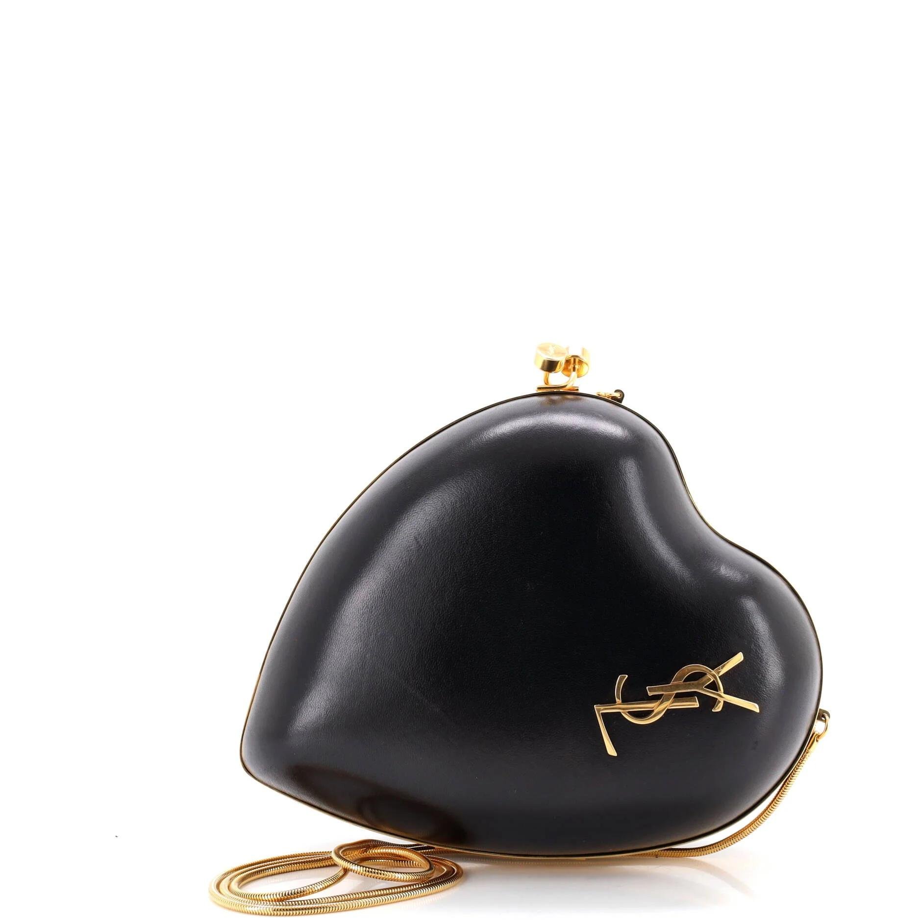 Leather clutch bag