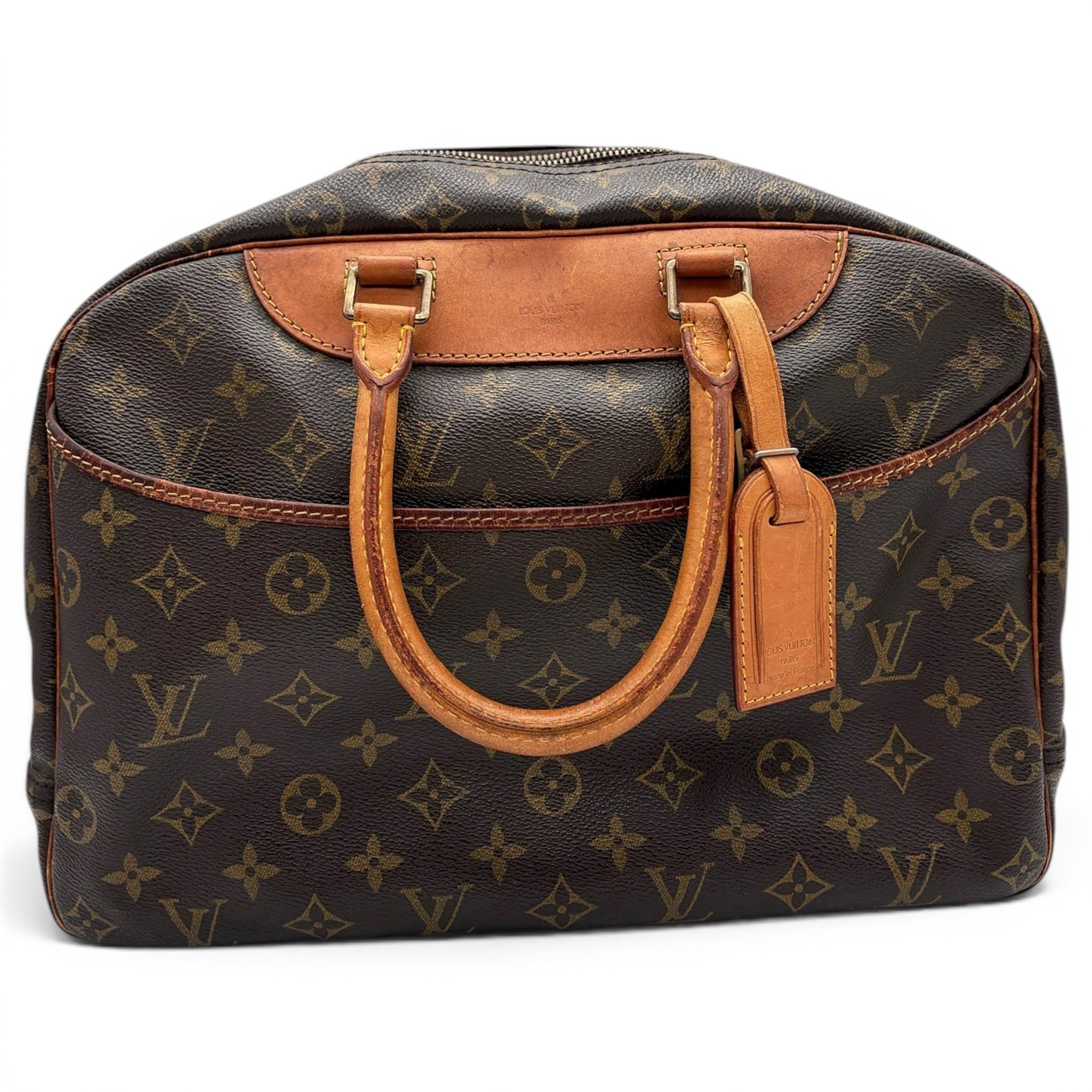 Deauville leather handbag