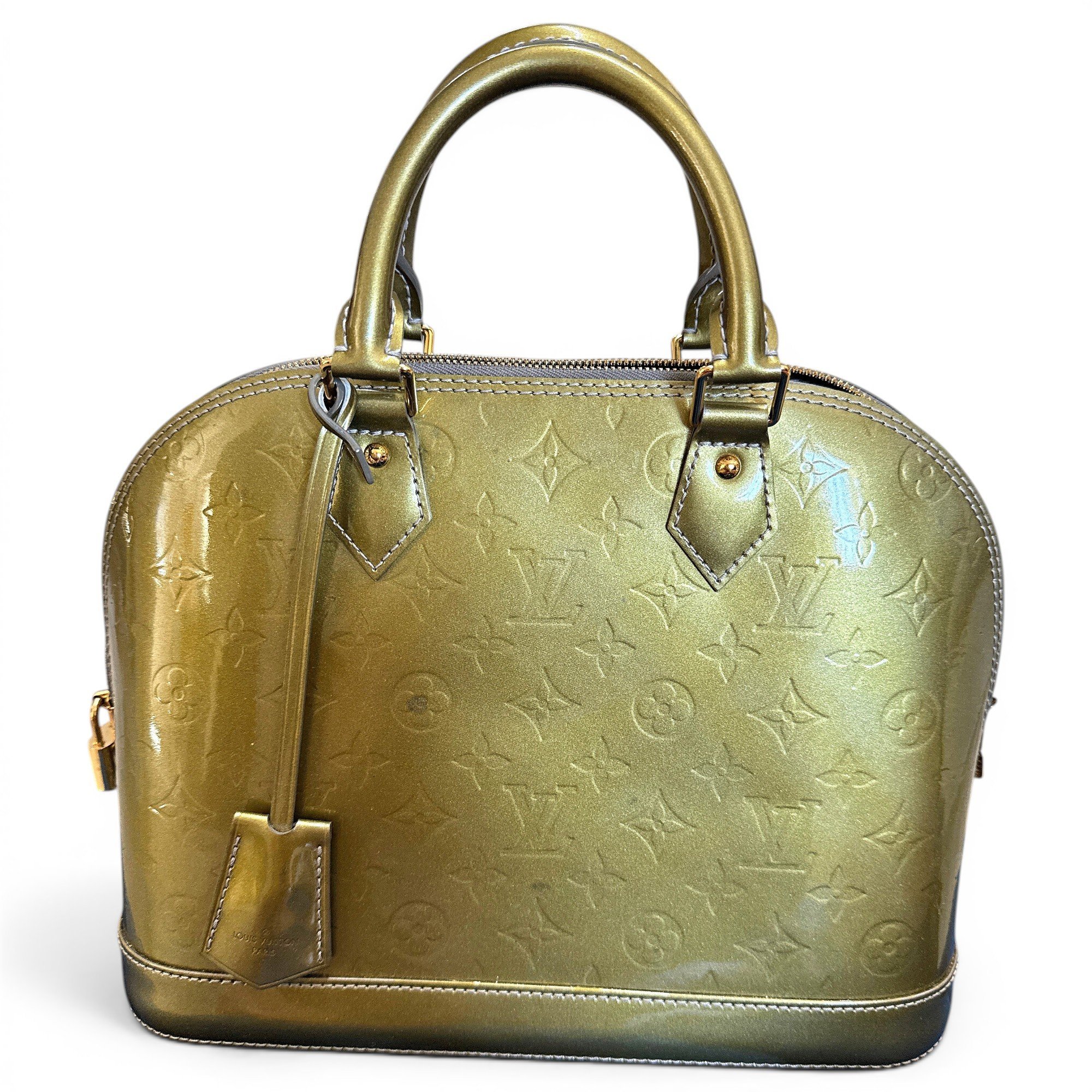 Alma leather handbag