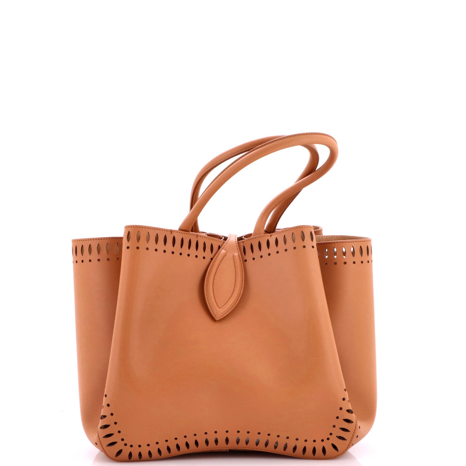 Angele Tote Laser Cut Leather 25