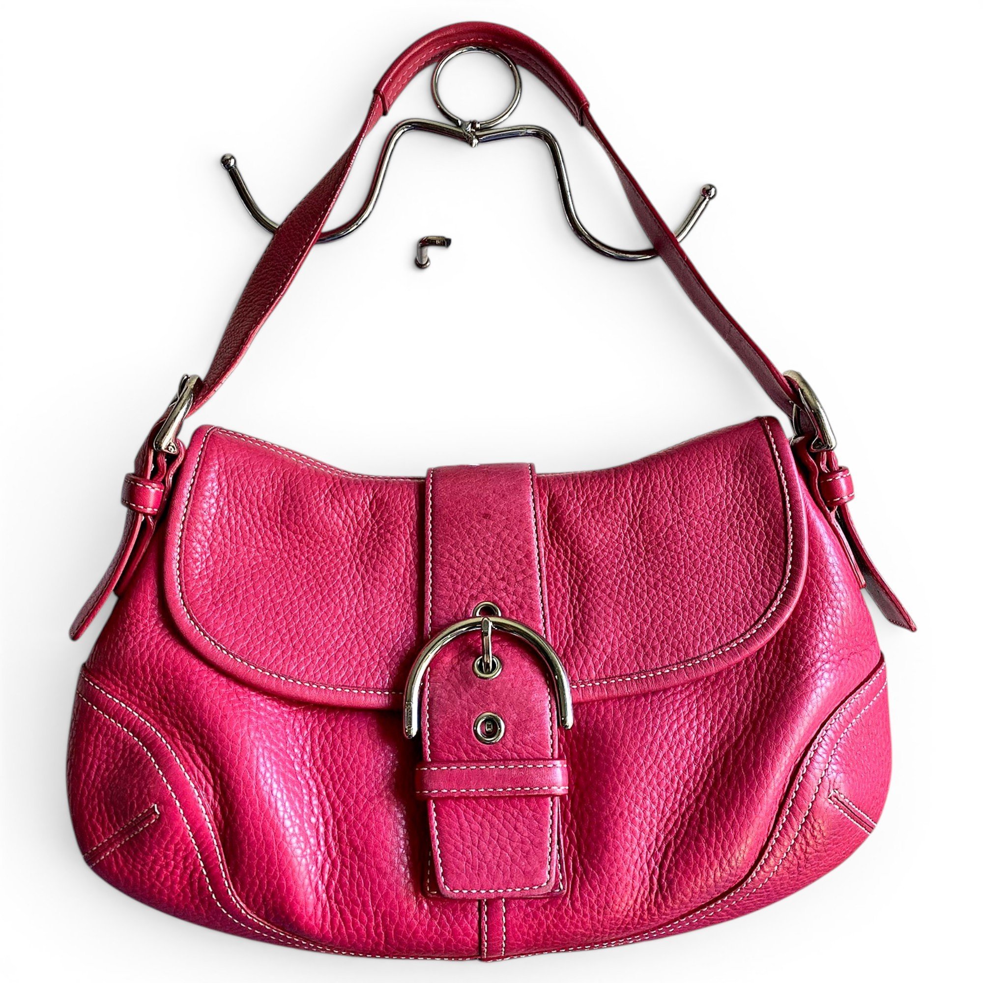 Signature Sufflette leather handbag