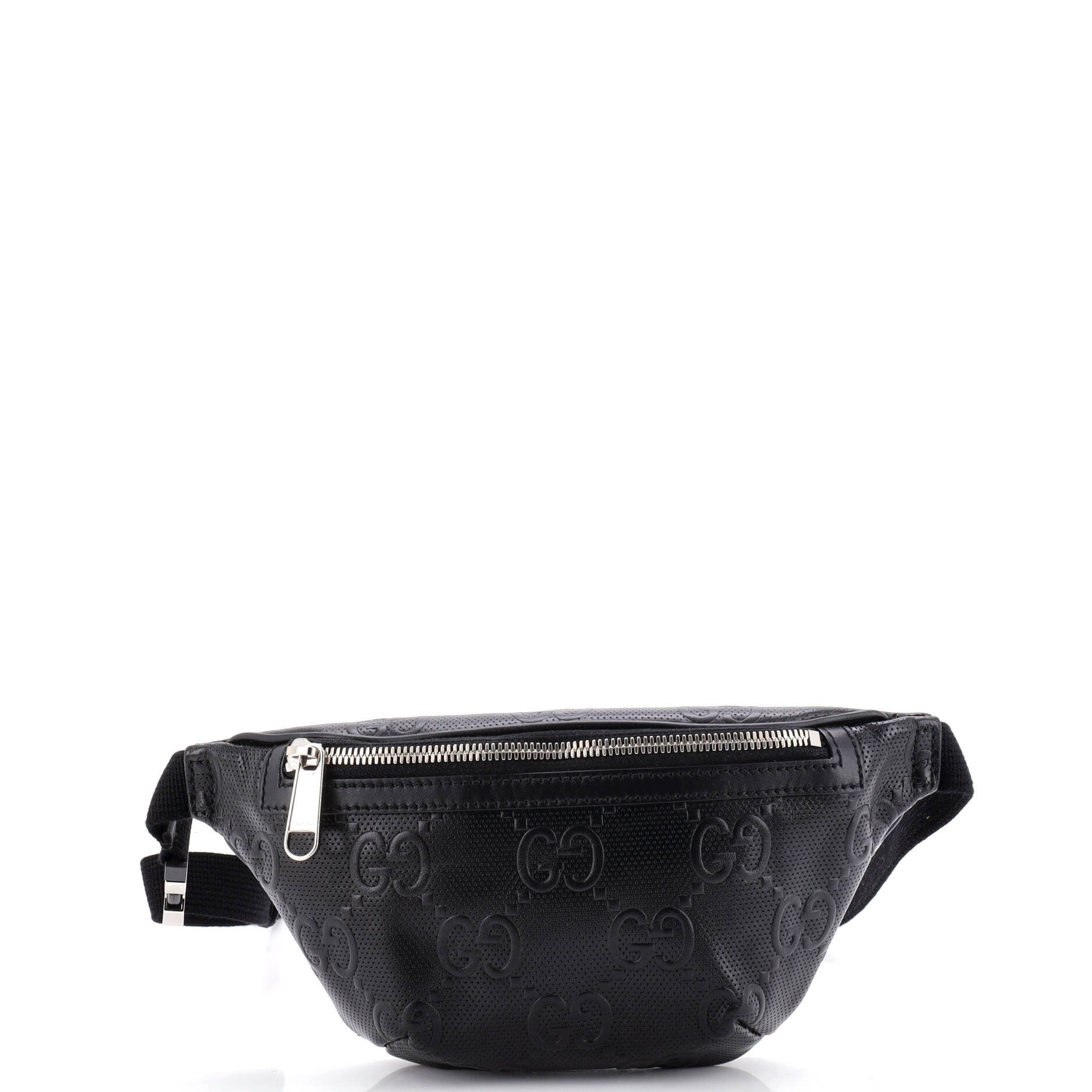 Belt Bag GG Embossed Perforated Leather Small