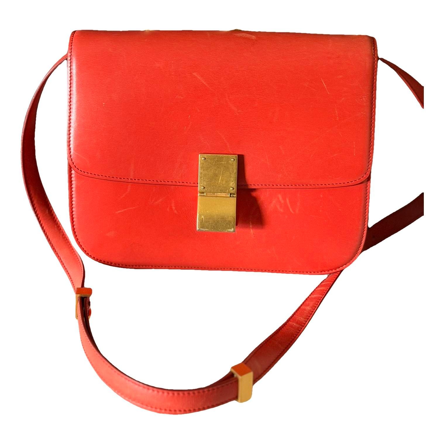 Classic leather crossbody bag