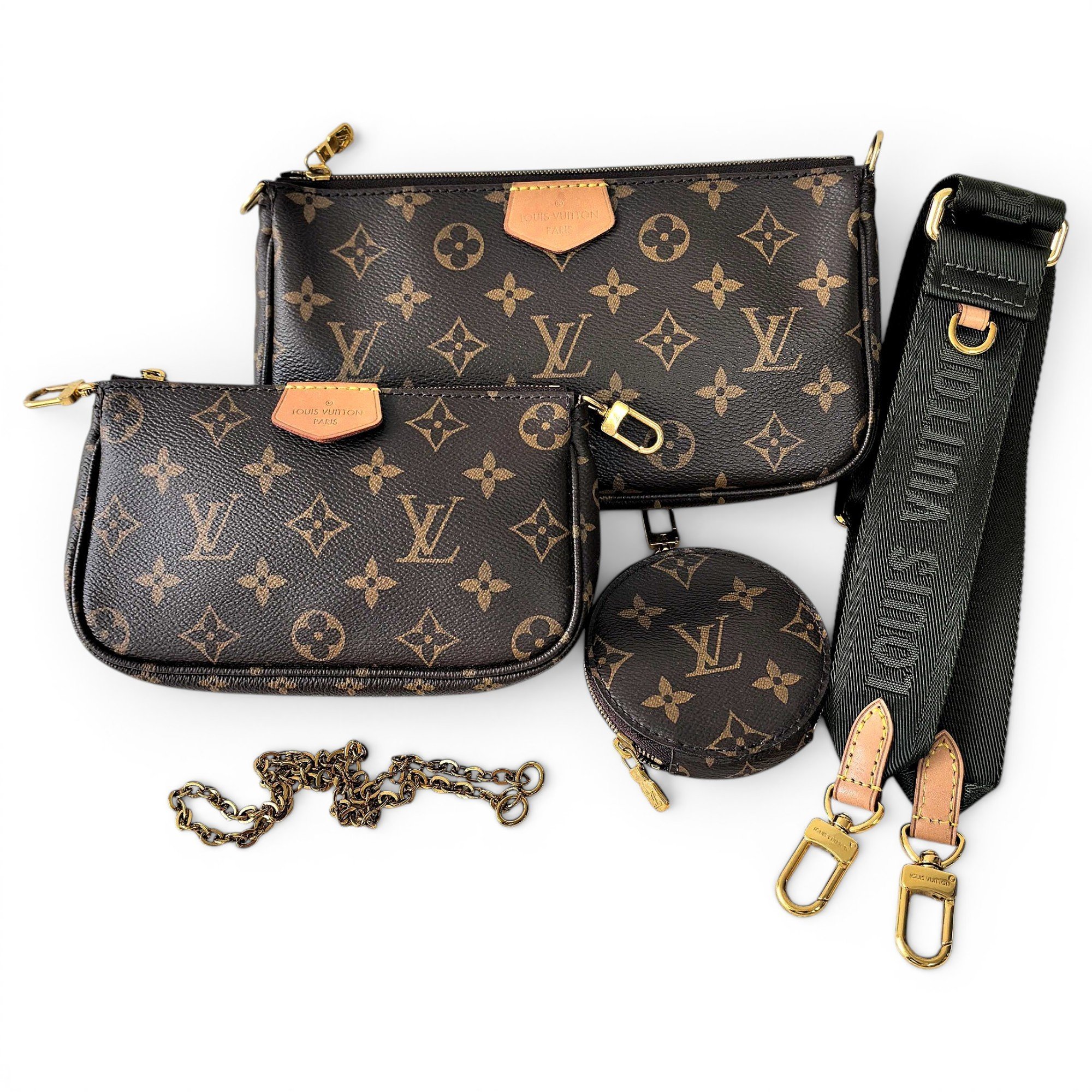 Multi Pochette Accessoires leather crossbody bag