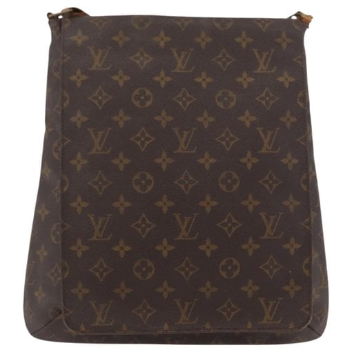 Musette leather handbag