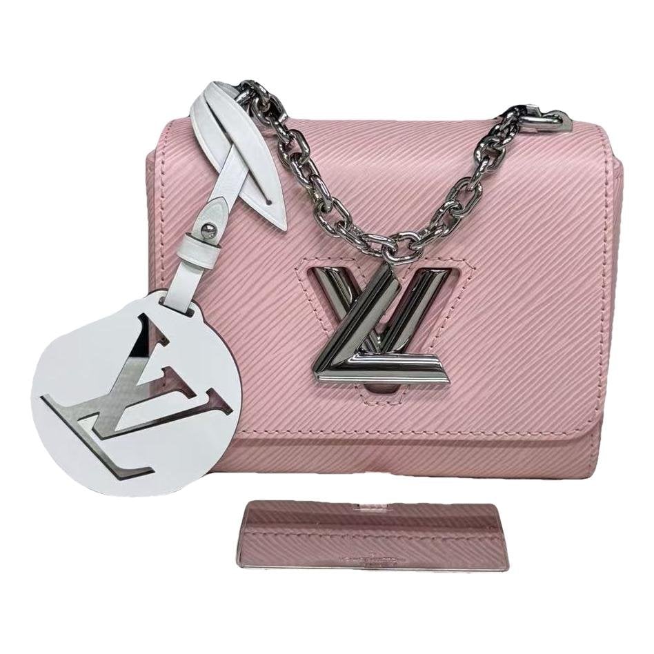 Twist leather handbag