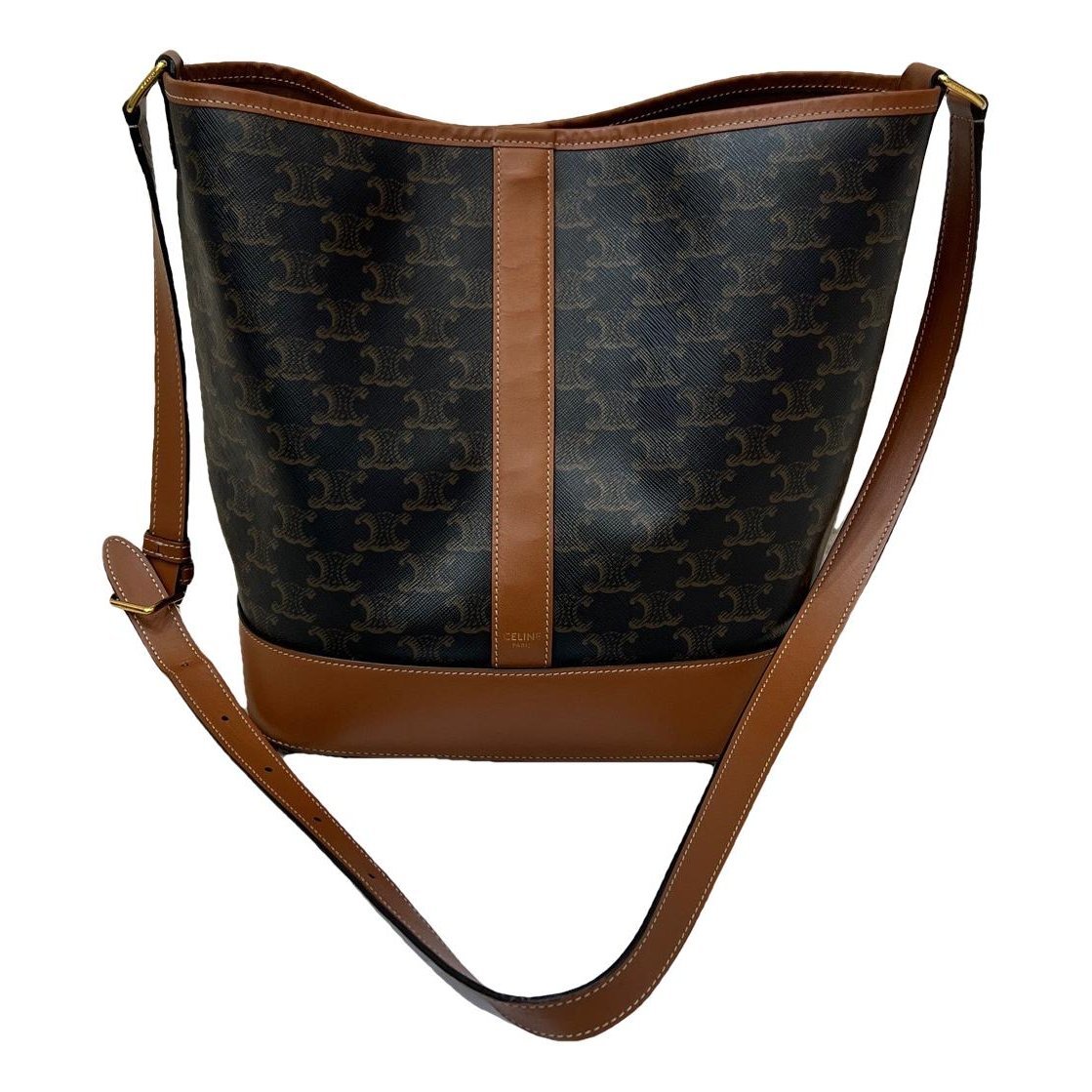 SAC SEAU leather handbag