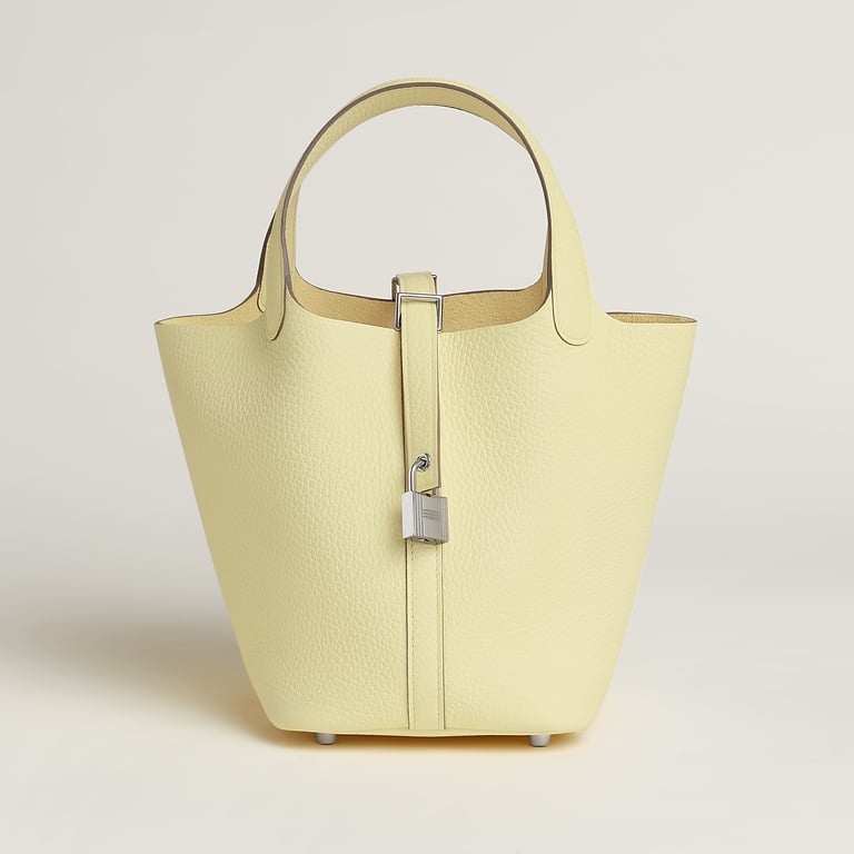 Picotin Lock 18 bag in Jaune Milton