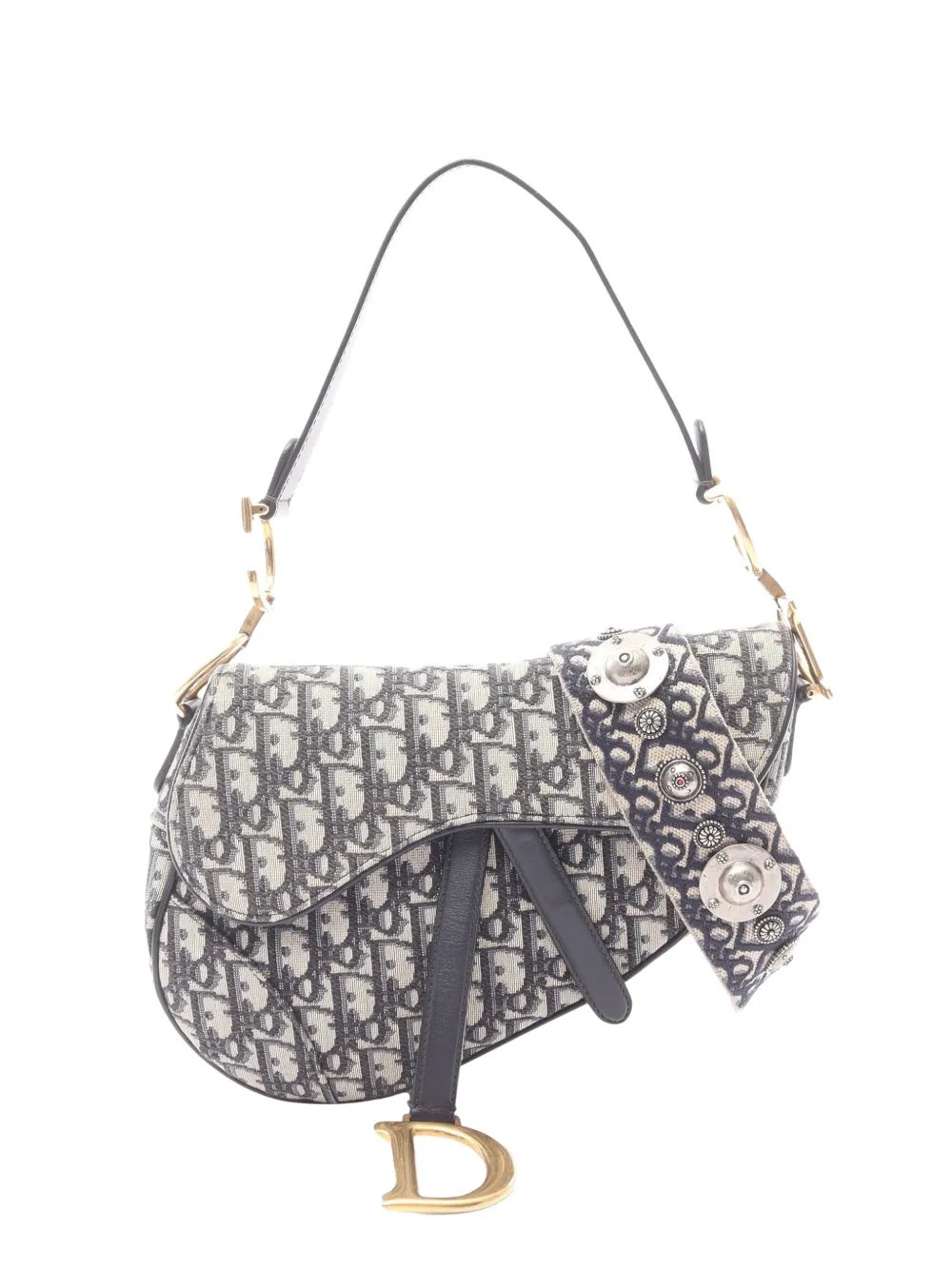 2010s Oblique Saddle two-way handbag