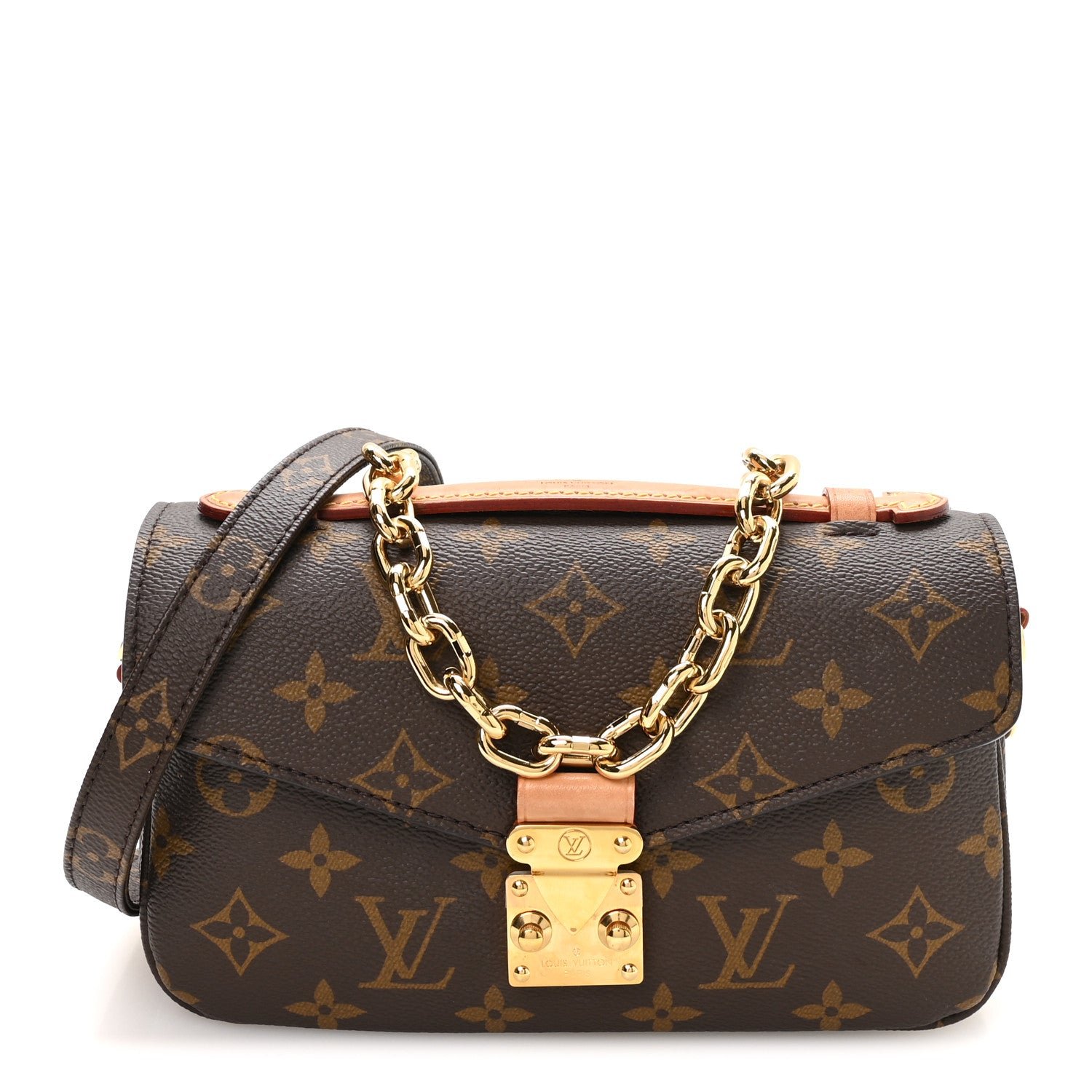Louis Vuitton Monogram Pochette Metis East West