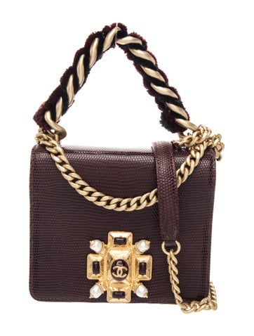 Mini Lizard Squared Line Flap Bag
