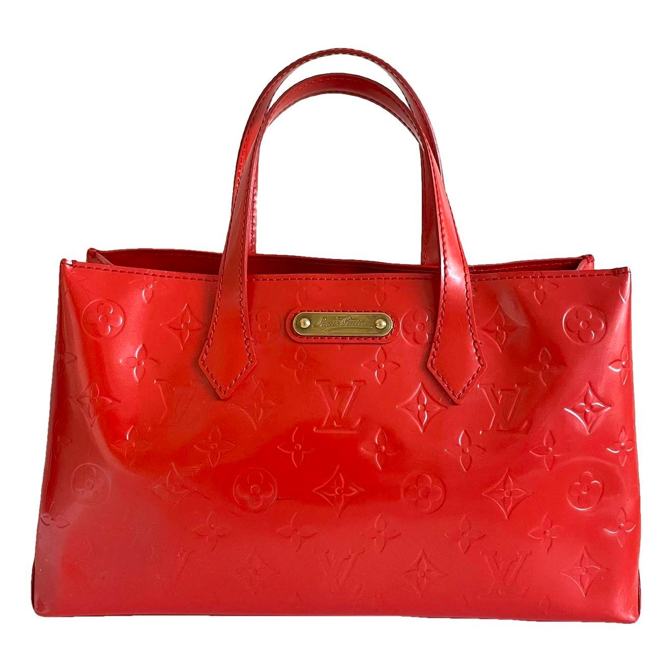 Wilshire patent leather handbag