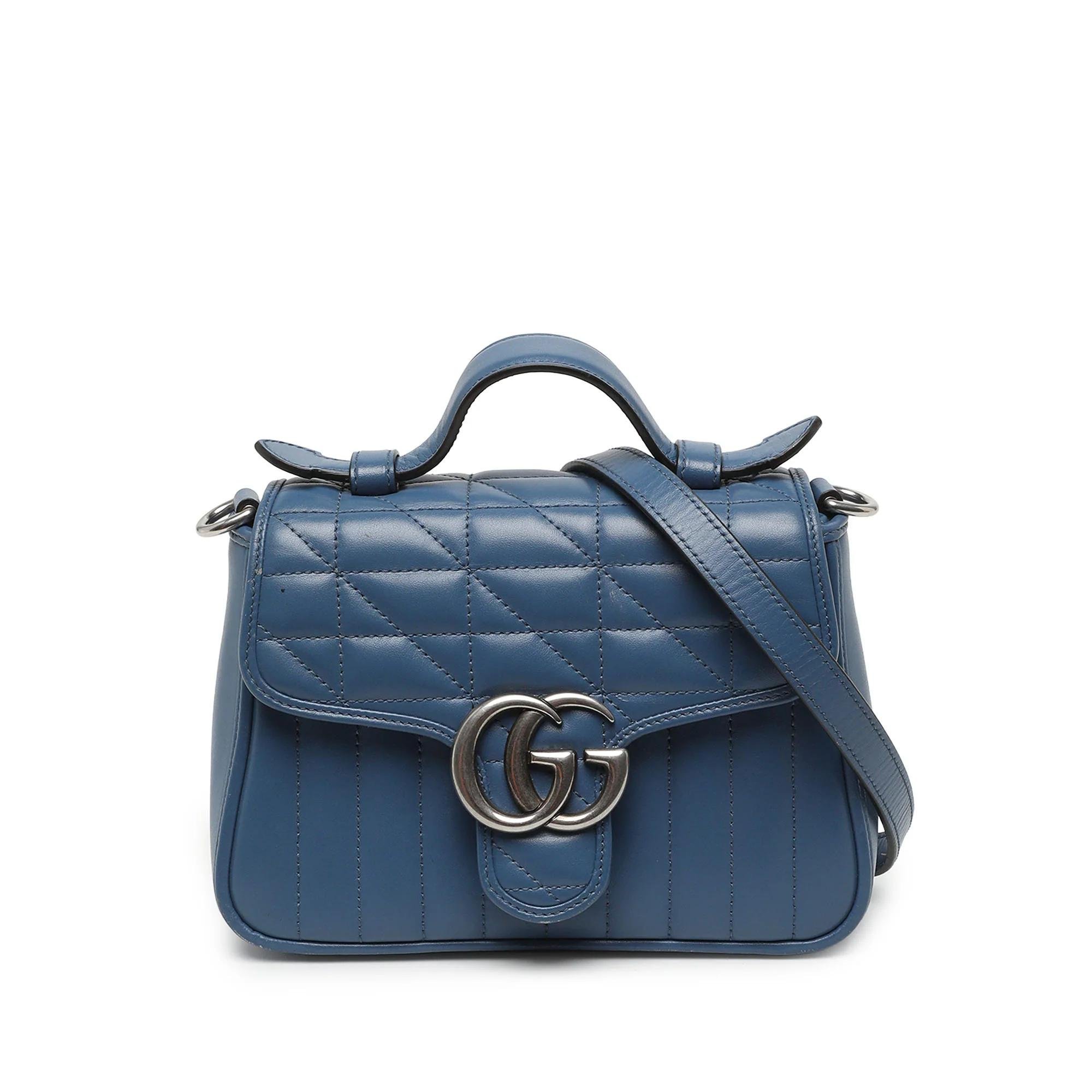 GG Marmont pony-style calfskin handbag