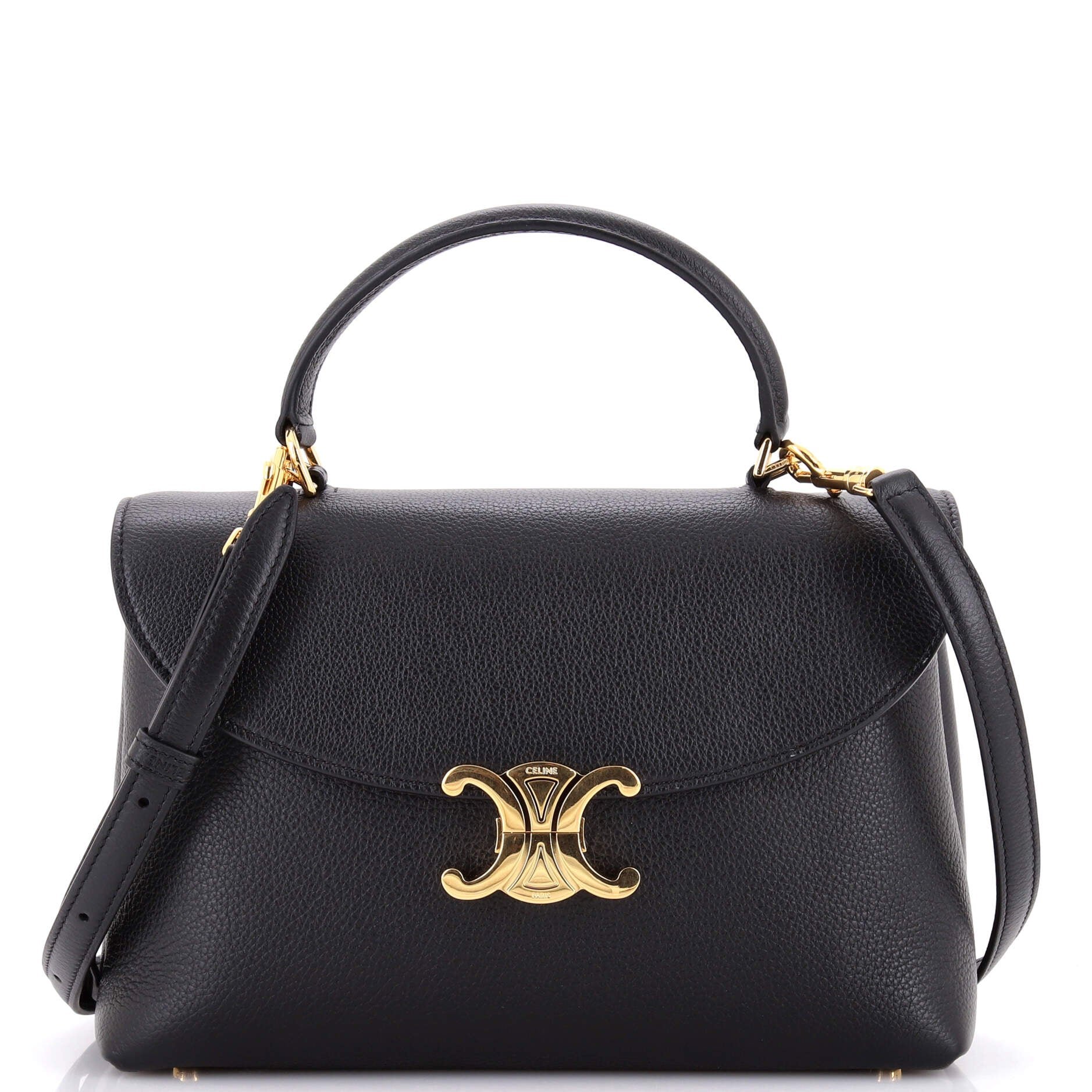Nino Top Handle Bag Leather Medium