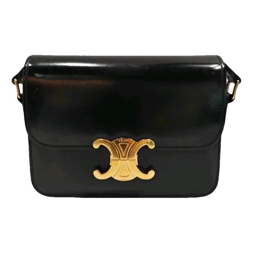 Triomphe leather handbag