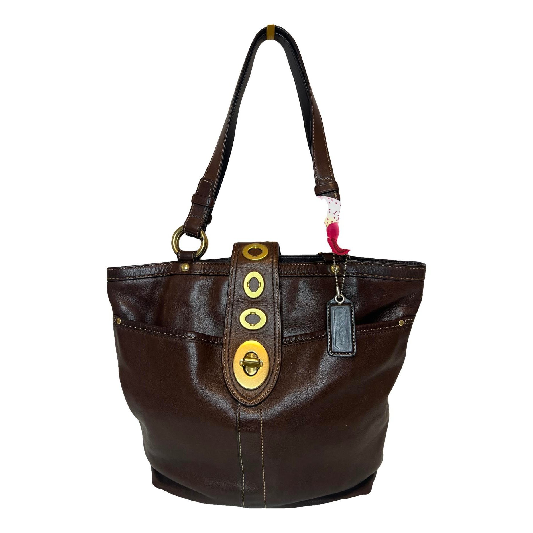 Leather handbag