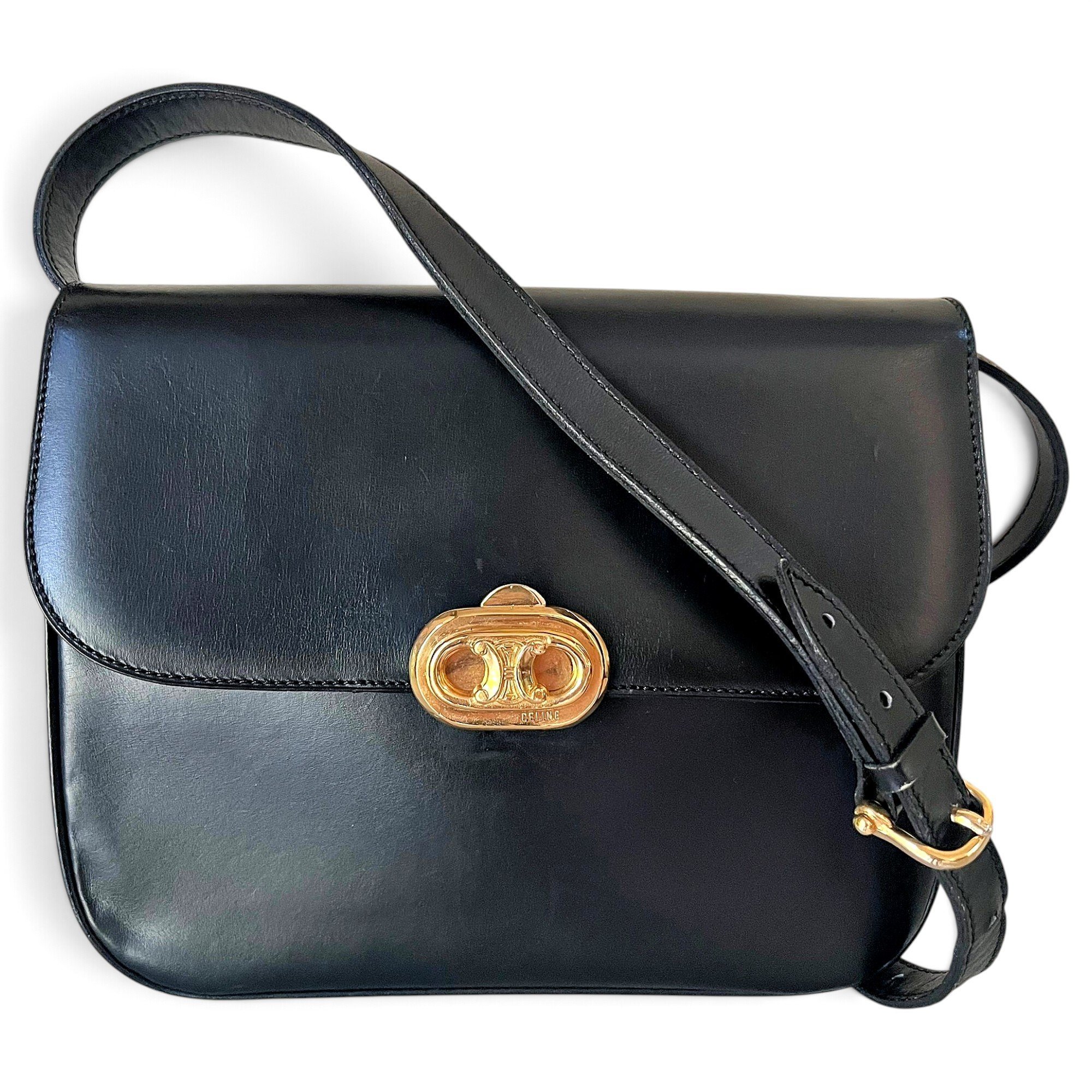 Triomphe leather handbag
