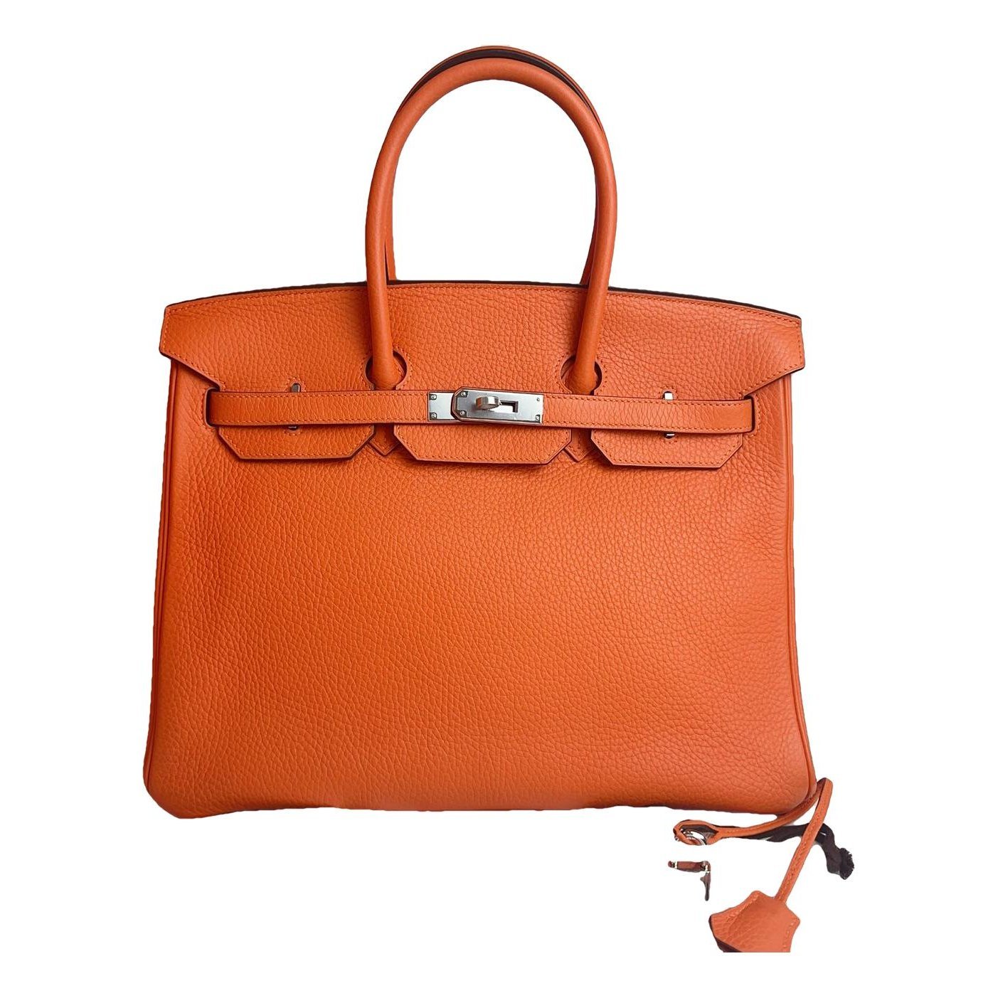 Birkin 35 leather handbag