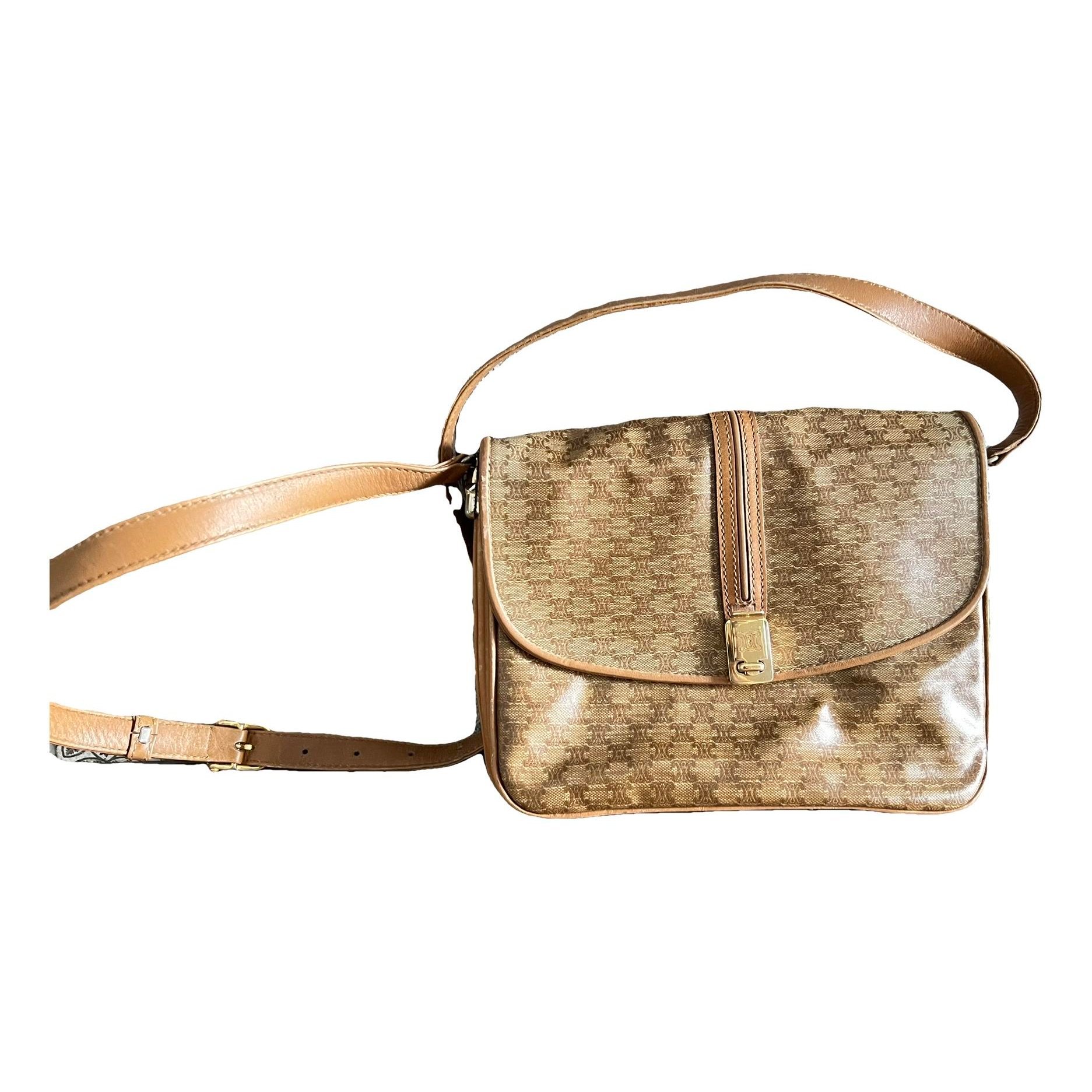 Triomphe leather crossbody bag