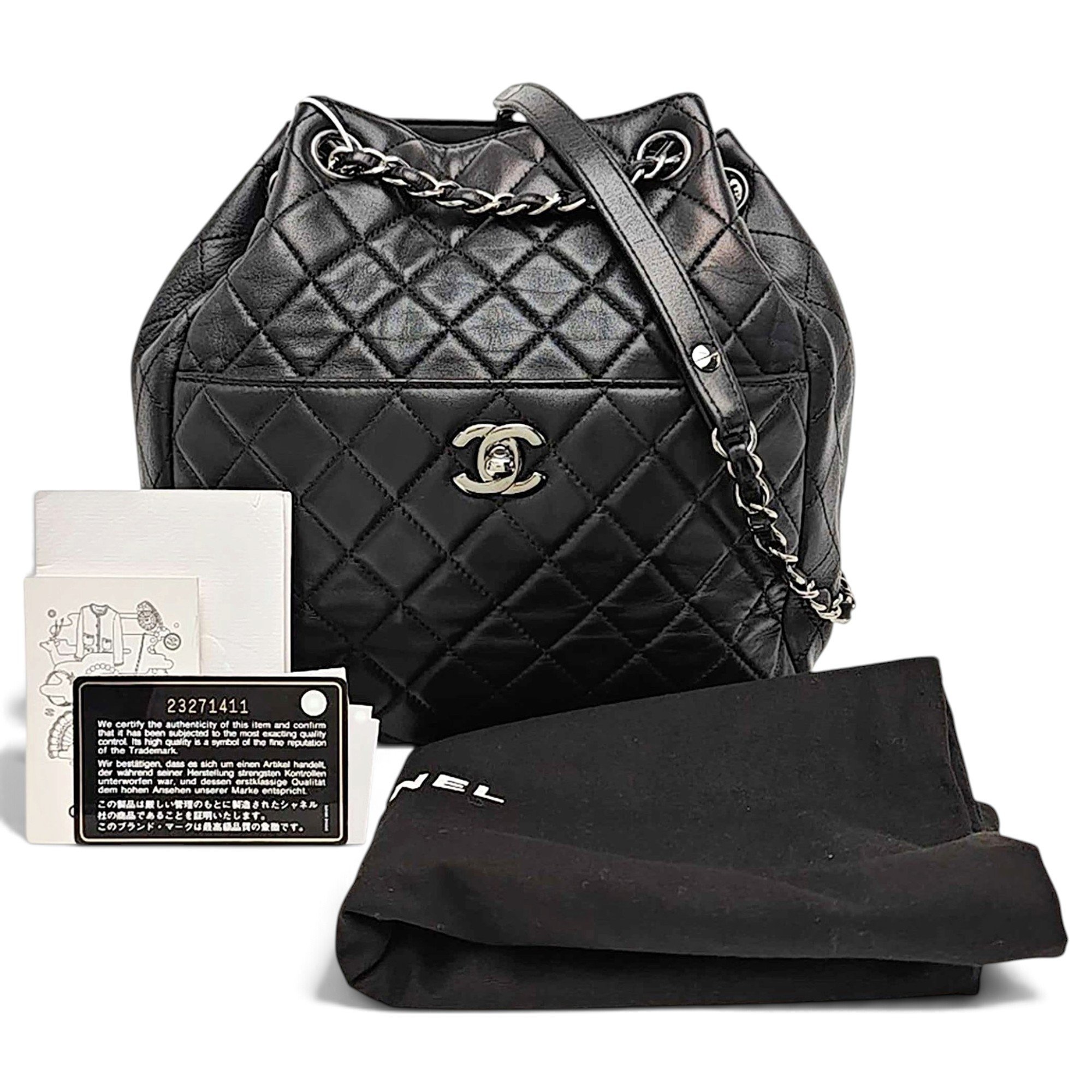 Leather handbag