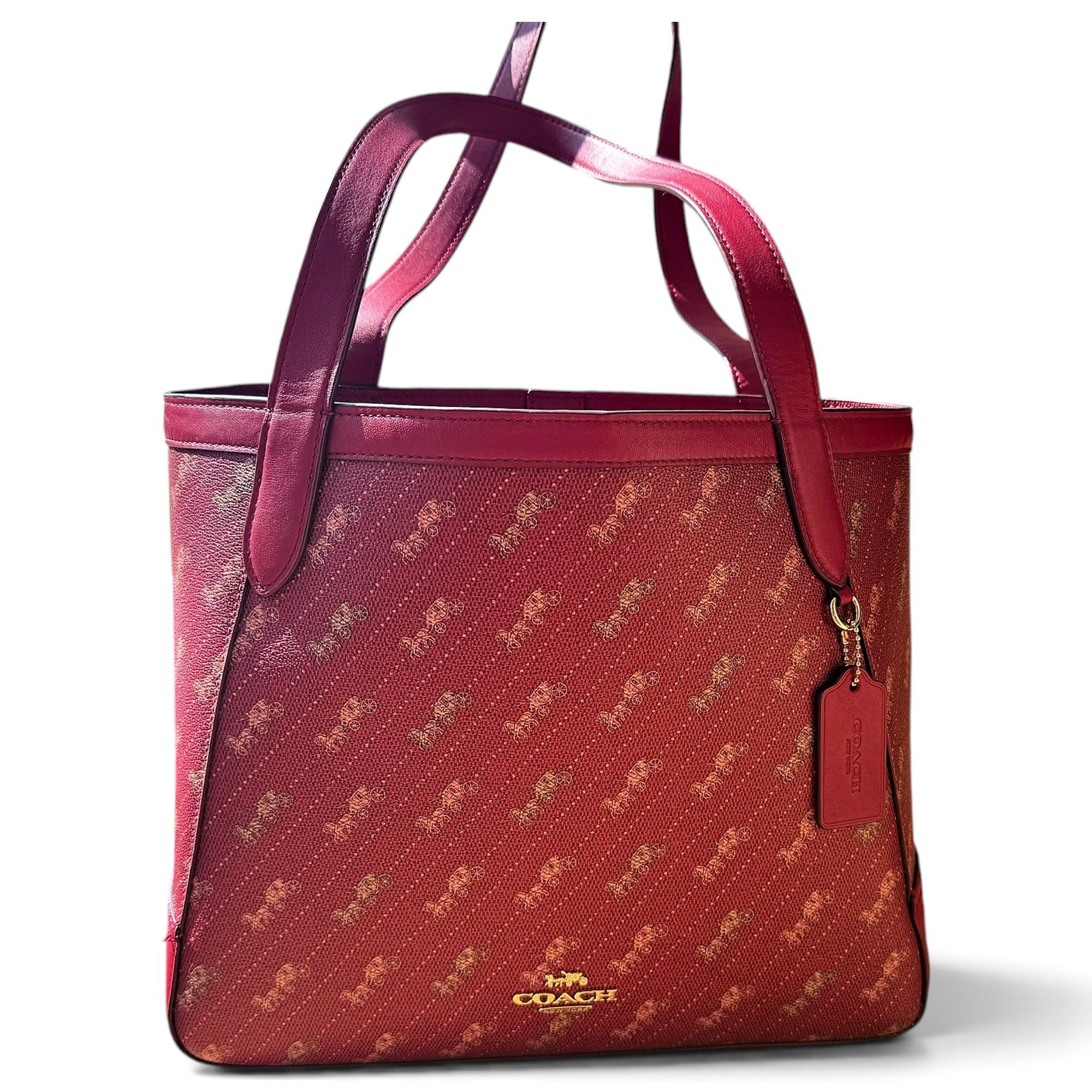 Leather tote