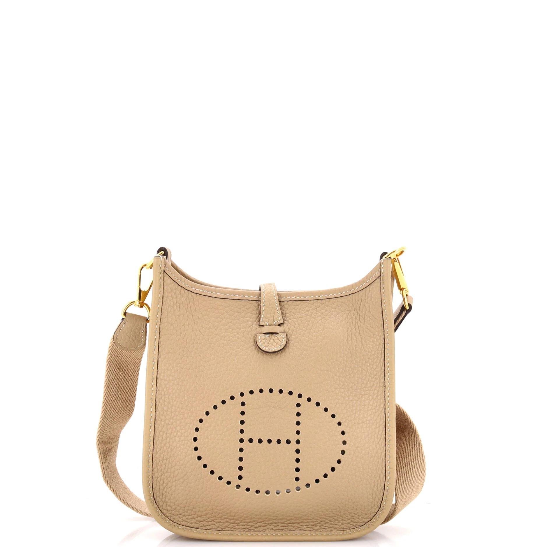 Hermes Evelyne Handbag Clemence Leather 2022