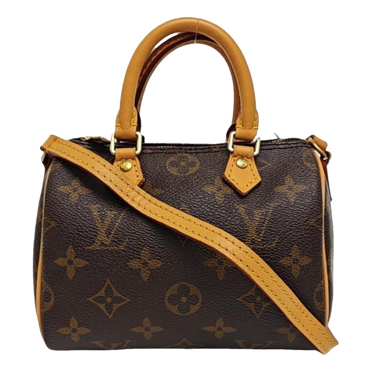 Nano Speedy / Mini HL leather handbag