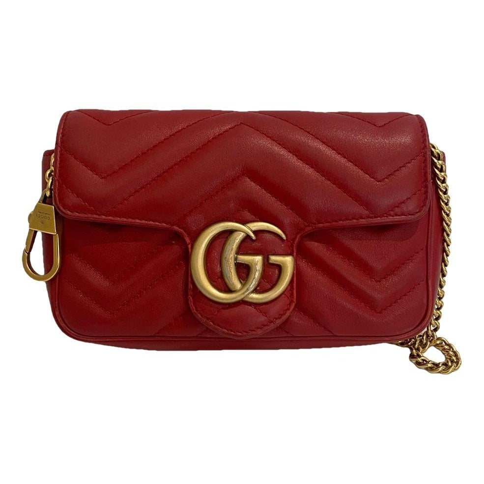GG Marmont Flap leather crossbody bag