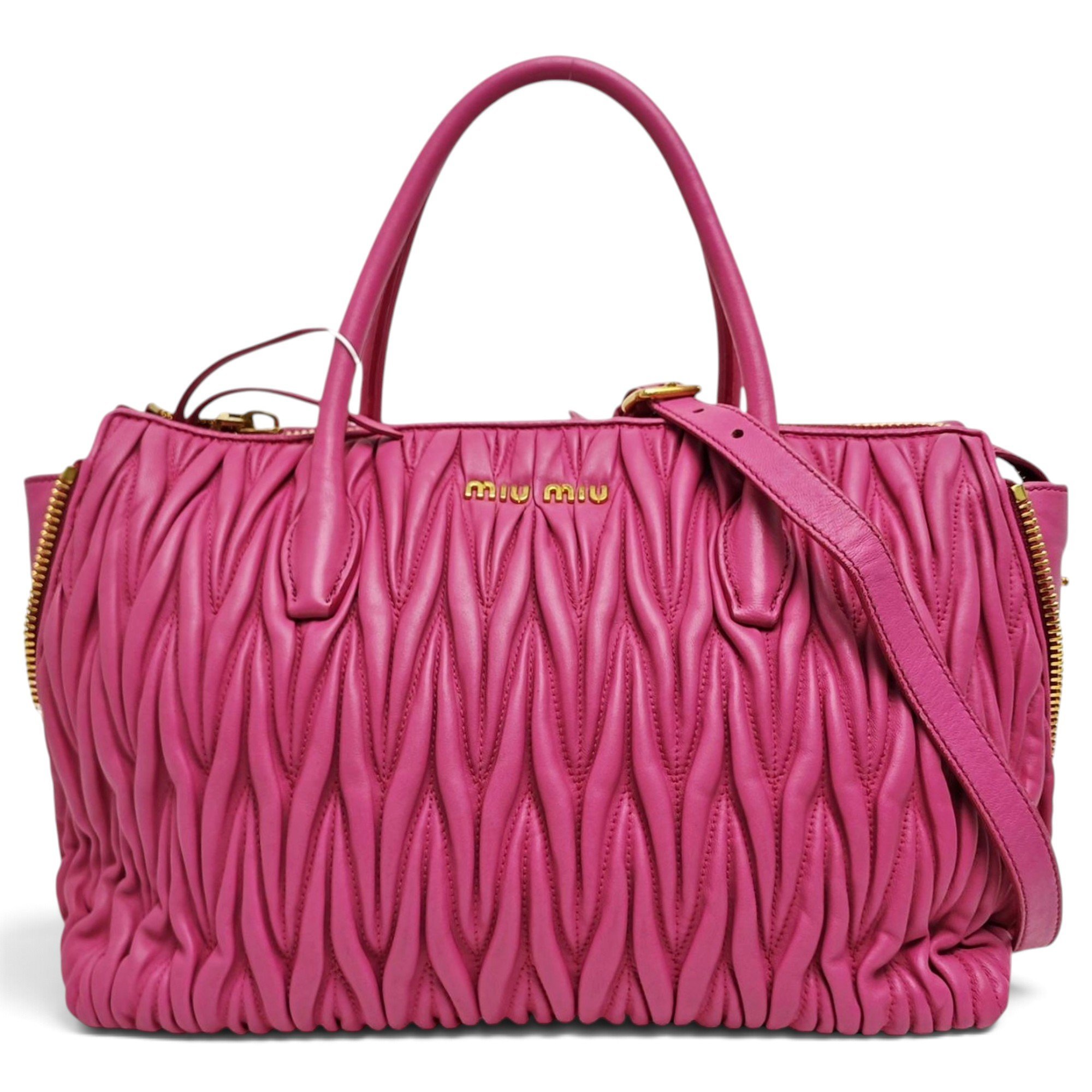 Miu Miu Miu Confidential leather handbag