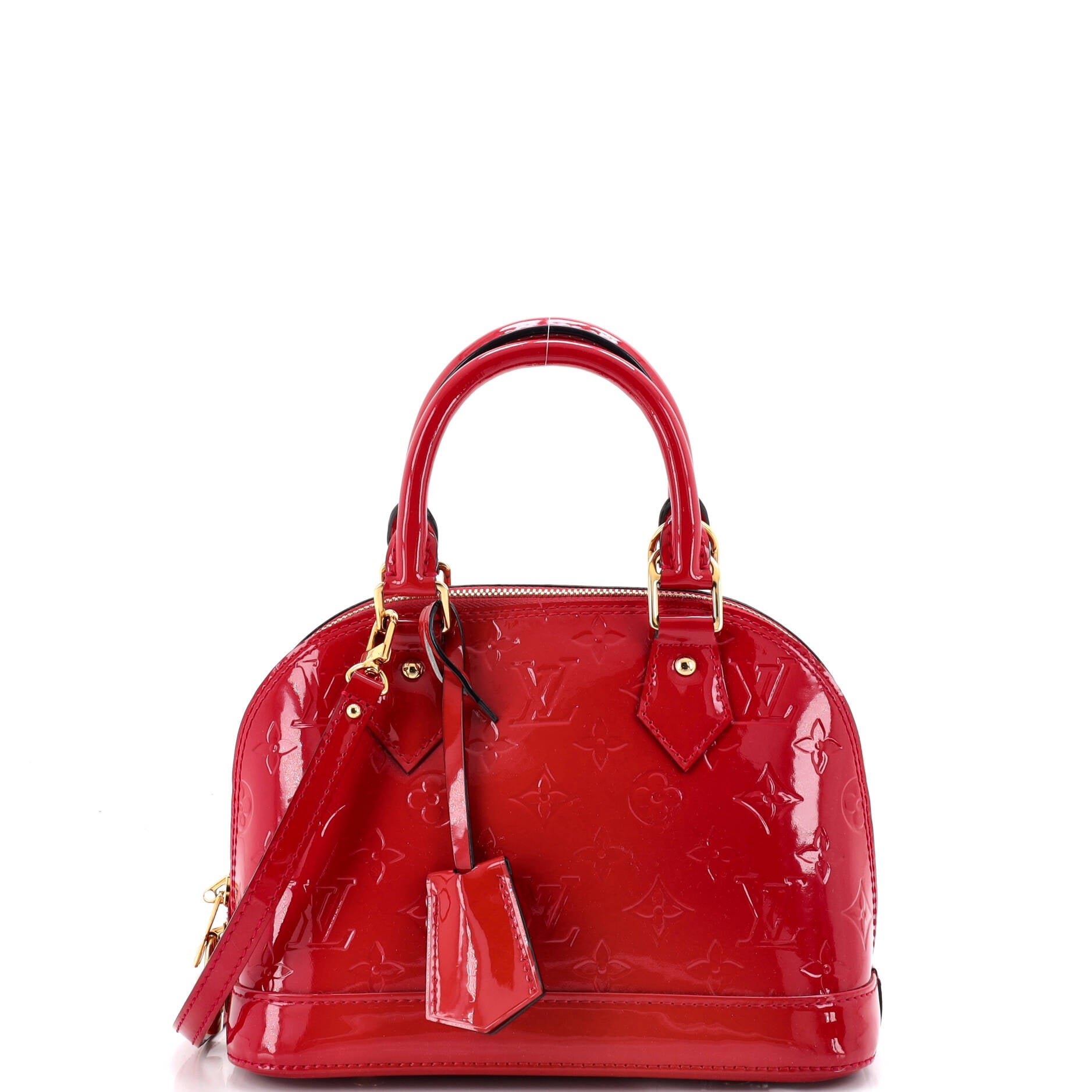Alma Handbag Monogram Vernis BB