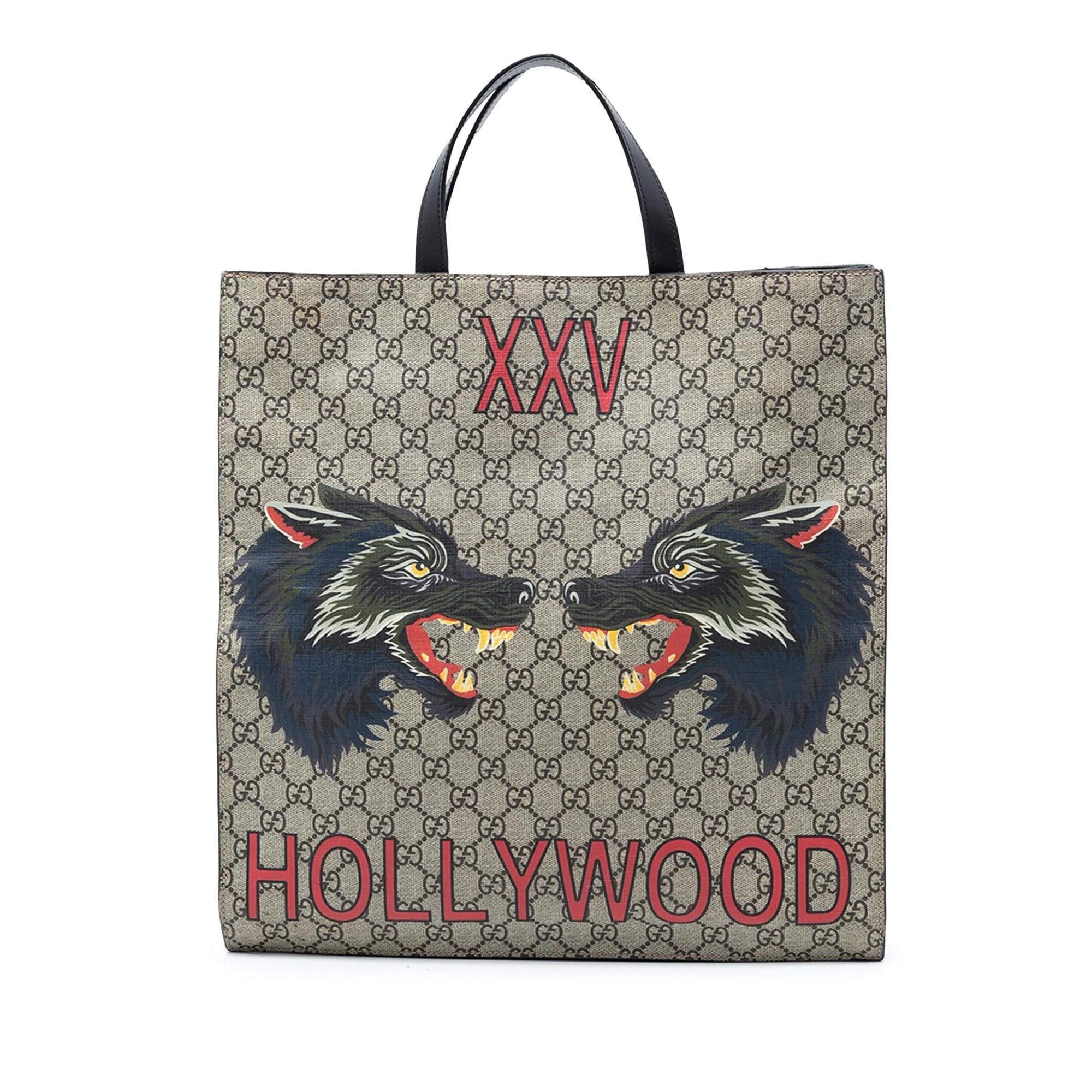Leather tote