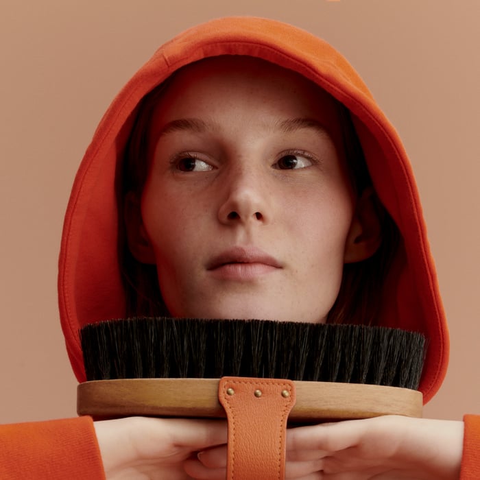 Orange Jump Hermès Fit Sweatshirt