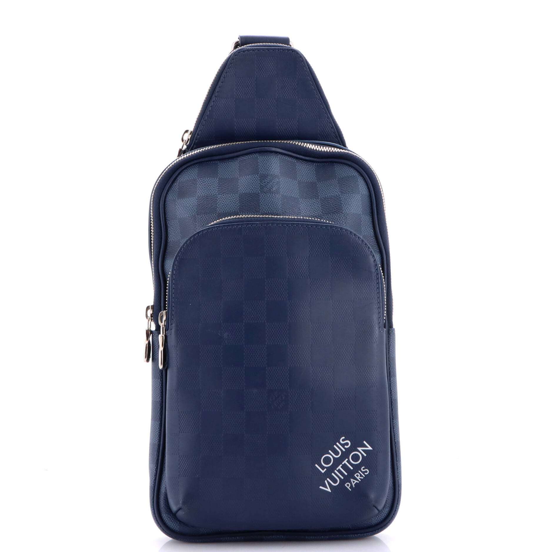 Avenue Sling Bag NM Damier Graphite and Damier Infini Leather