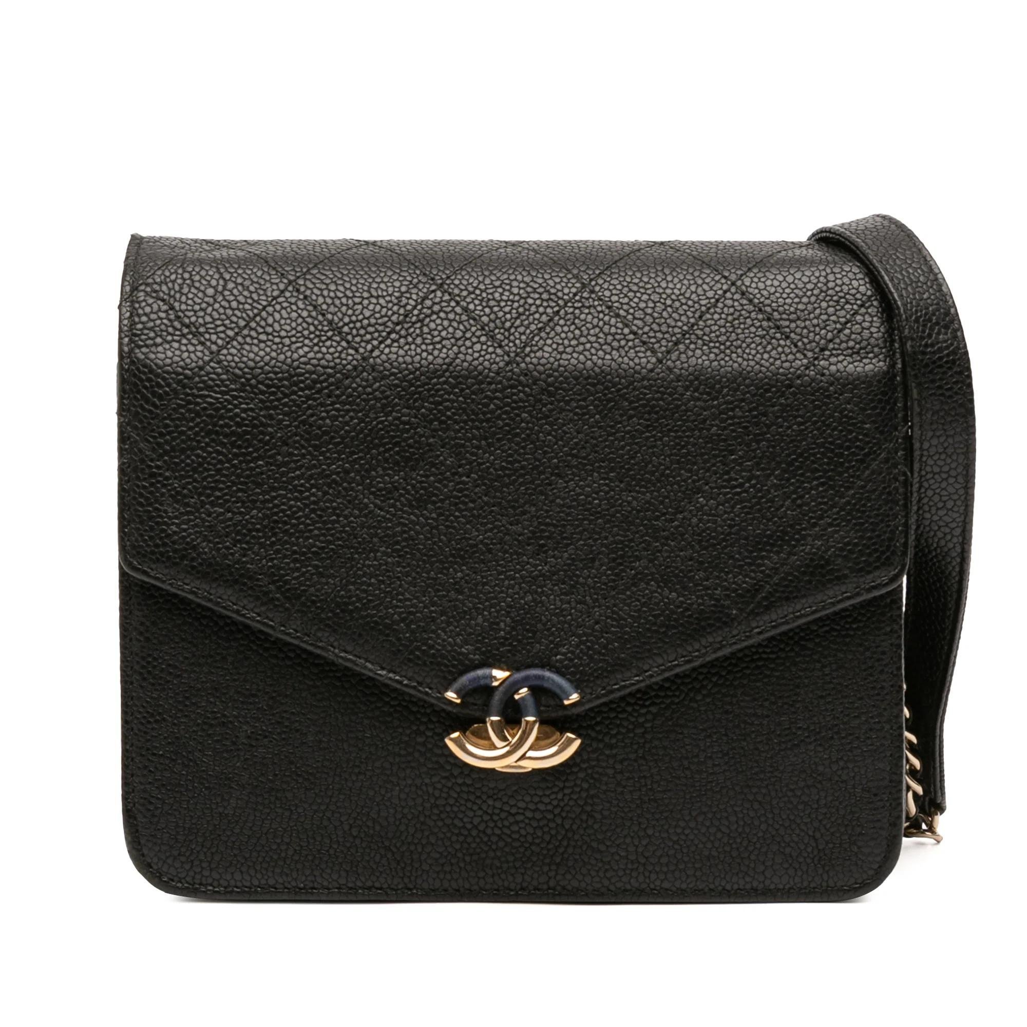Wallet On Chain leather crossbody bag